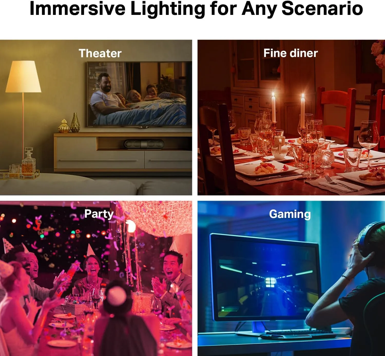 1769634926 508 Tapo TP Link Smart Light Bulbs 16M Colors RGBW Dimmable Compatible