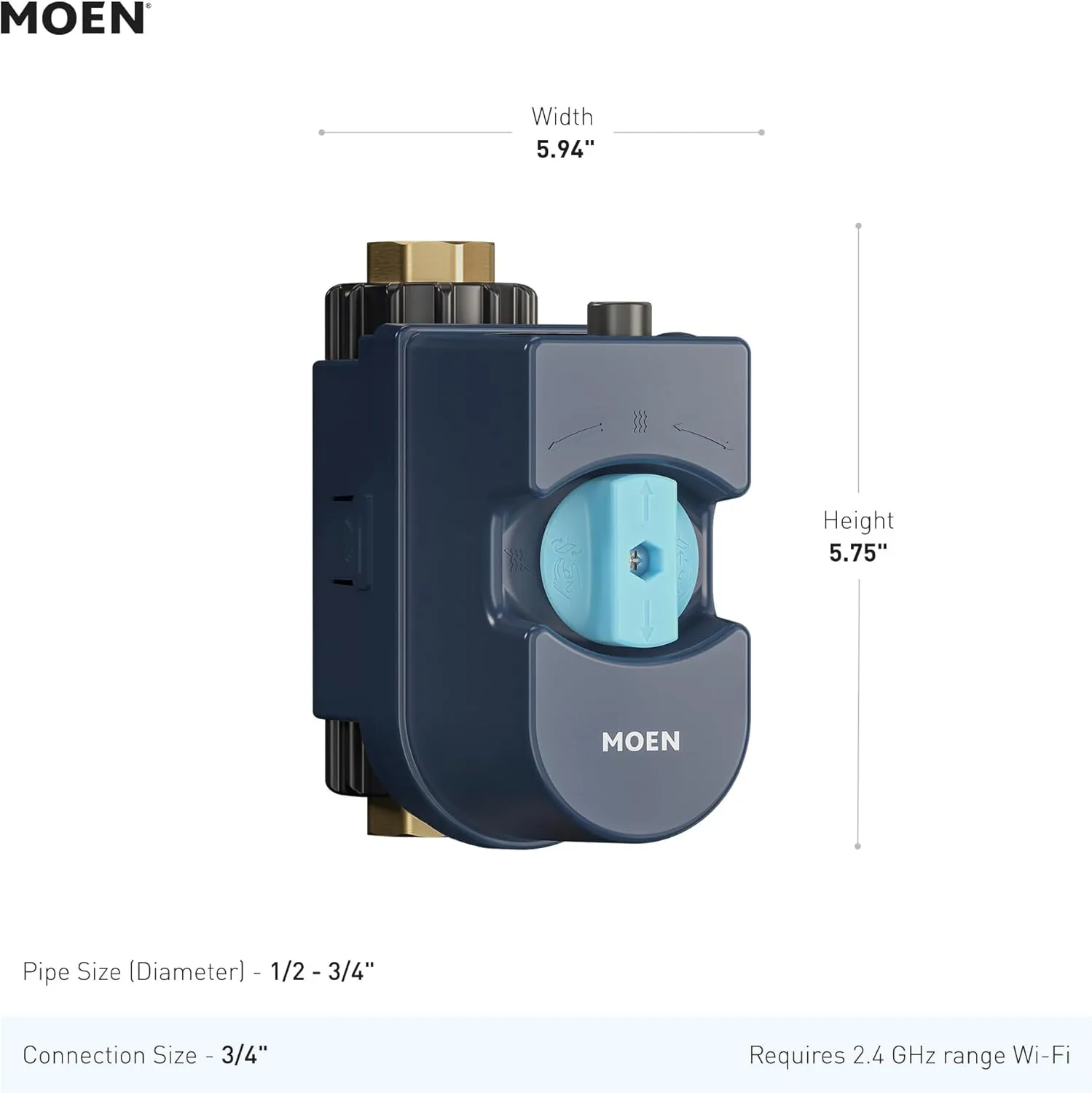 1769689169 126 Moen Flo Smart Water Monitor and Automatic Shutoff Sensor Wi Fi