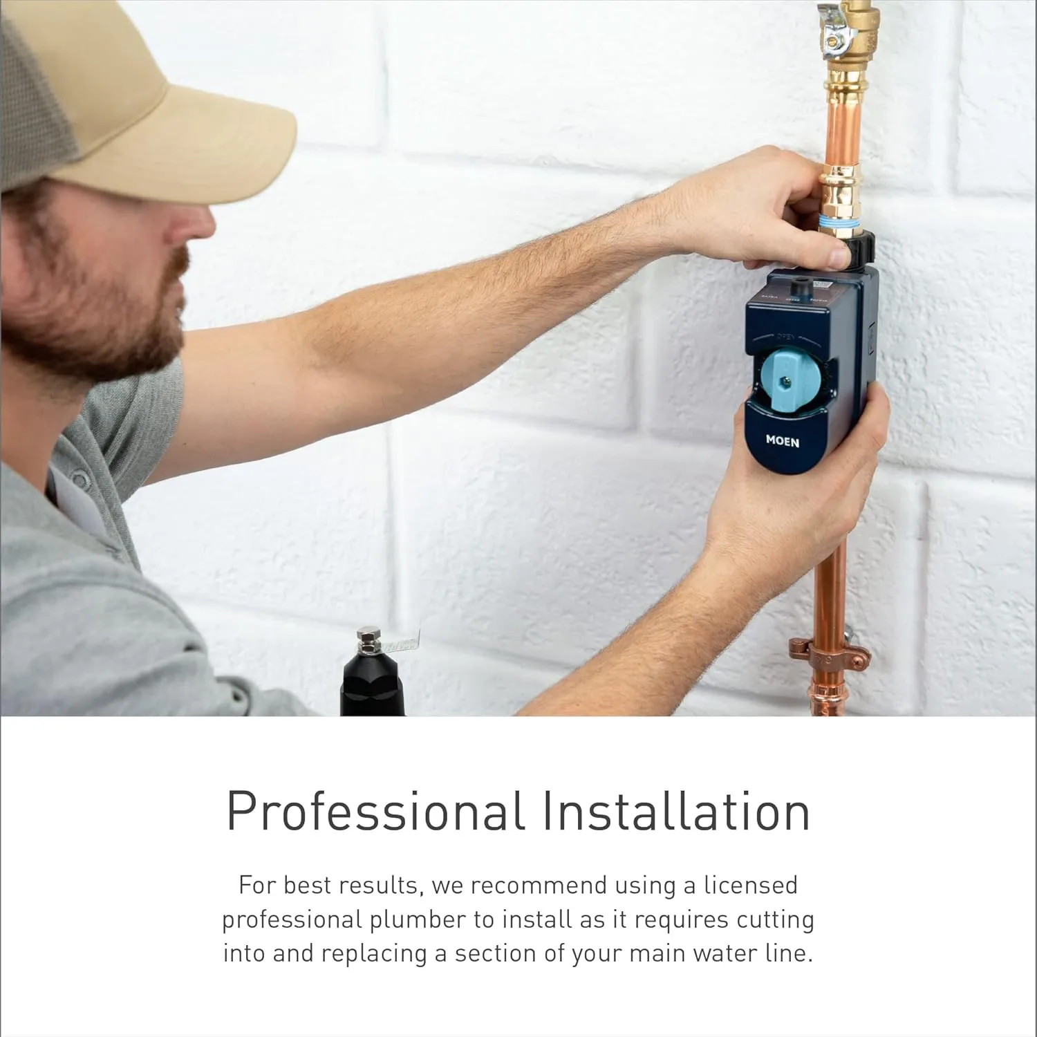 1769689169 218 Moen Flo Smart Water Monitor and Automatic Shutoff Sensor Wi Fi