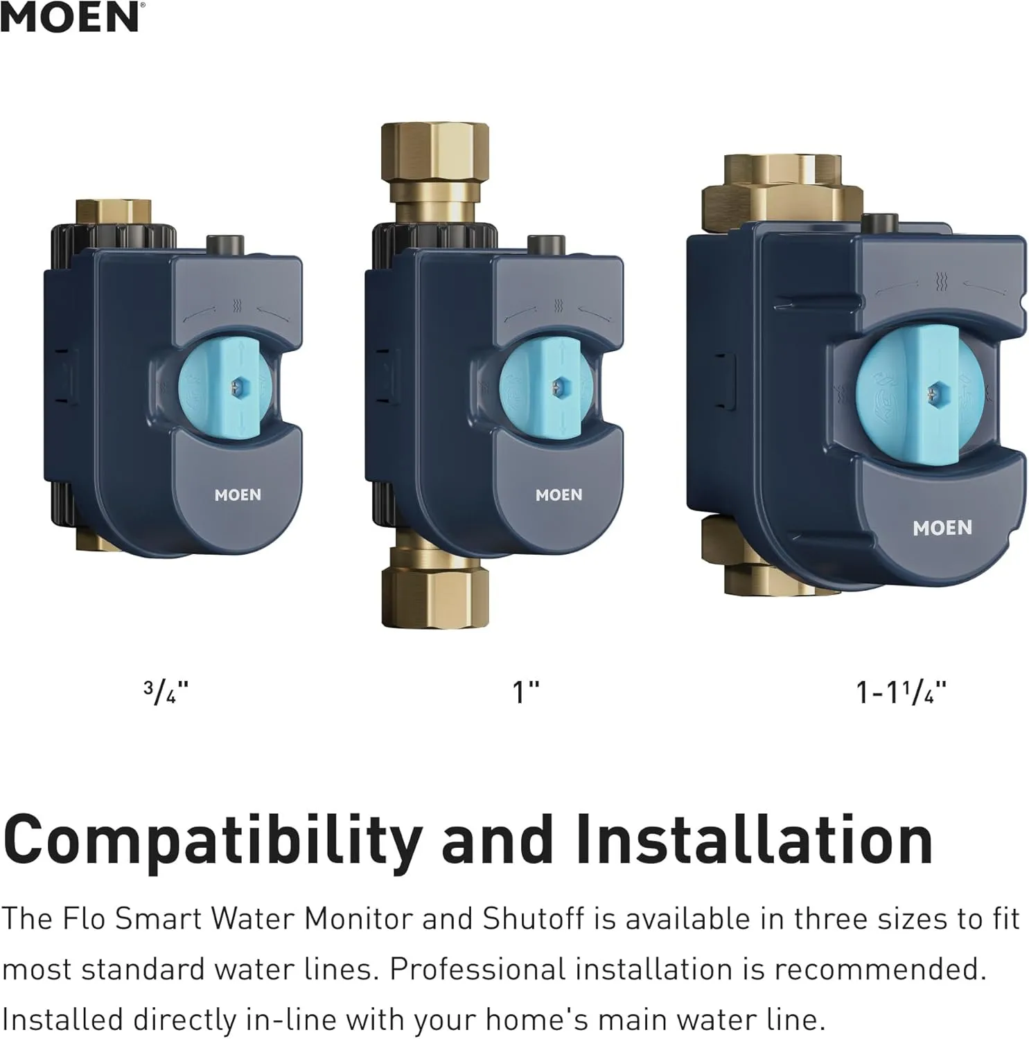 1769689169 983 Moen Flo Smart Water Monitor and Automatic Shutoff Sensor Wi Fi