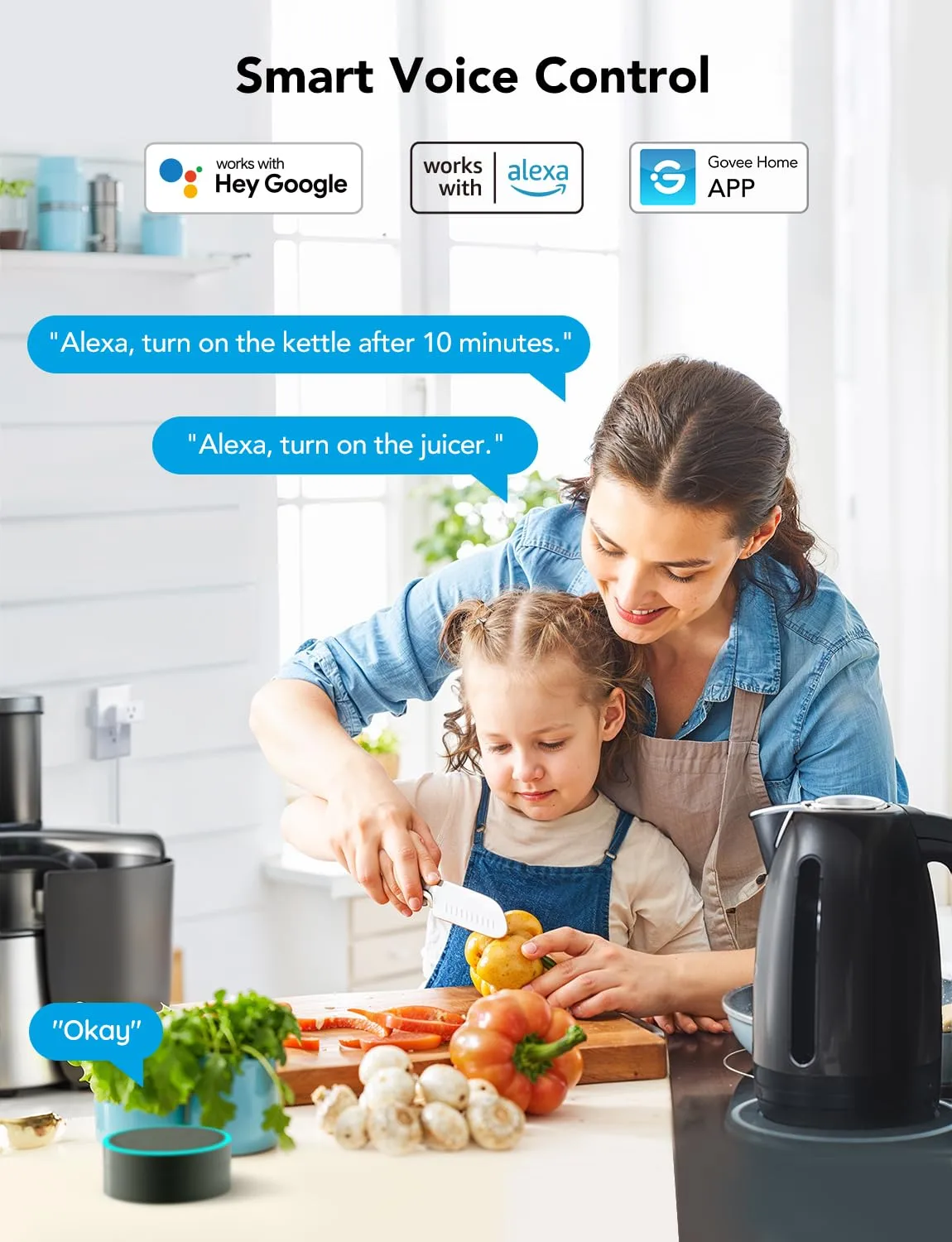 1769706472 309 Govee Dual Smart Plug 4 Pack 15A WiFi Bluetooth Outlet