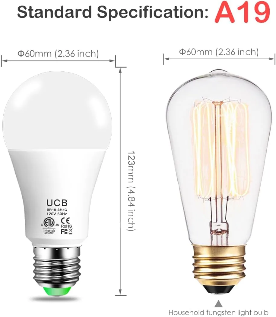 1769766812 187 UCB Alexa Light Bulb 130W Equivalent Smart Light Bulbs Warm