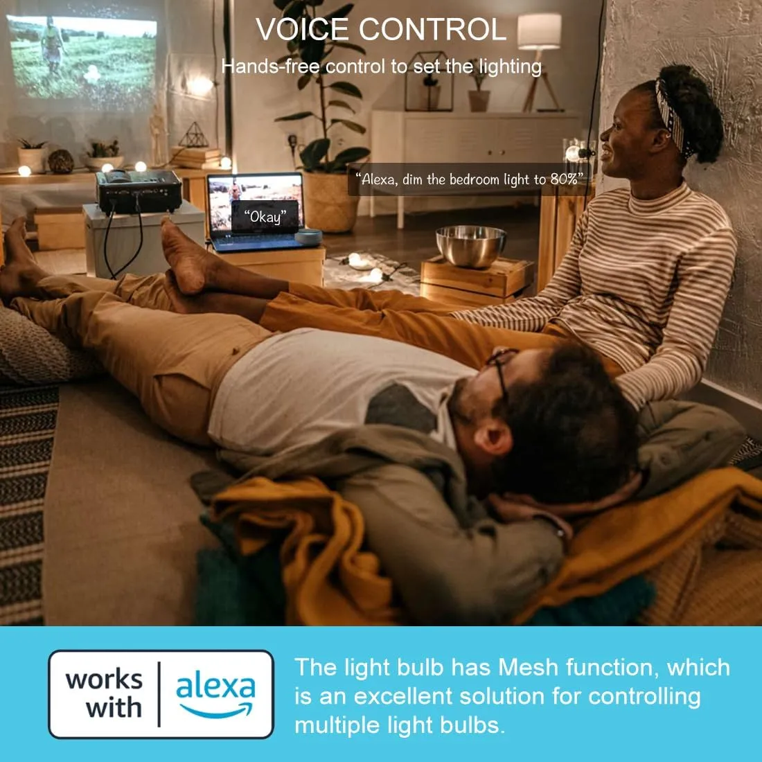 1769766812 951 UCB Alexa Light Bulb 130W Equivalent Smart Light Bulbs Warm