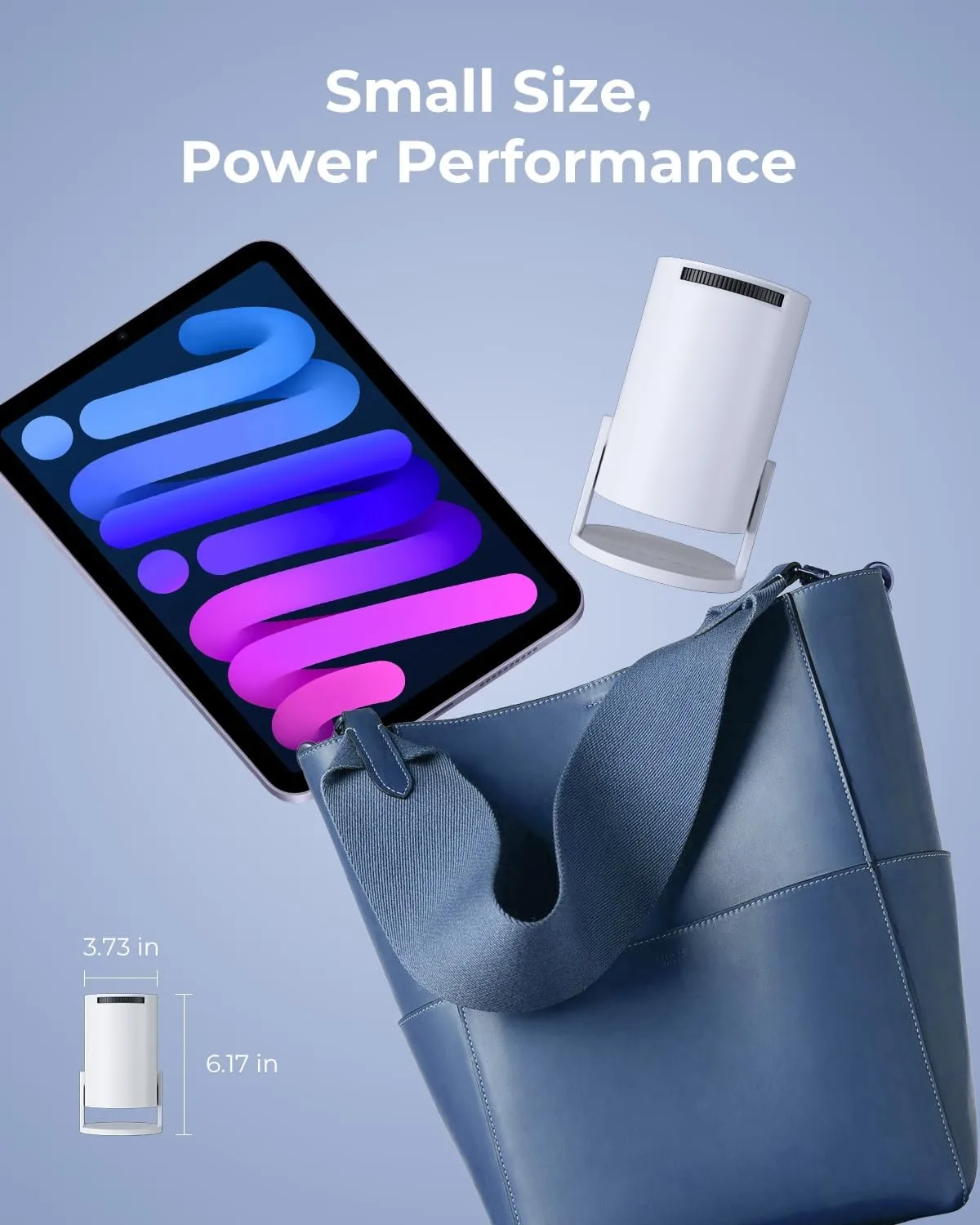 1769868012 595 CLOKOWE Mini Projector with WiFi and Bluetooth Built in Apps Smart