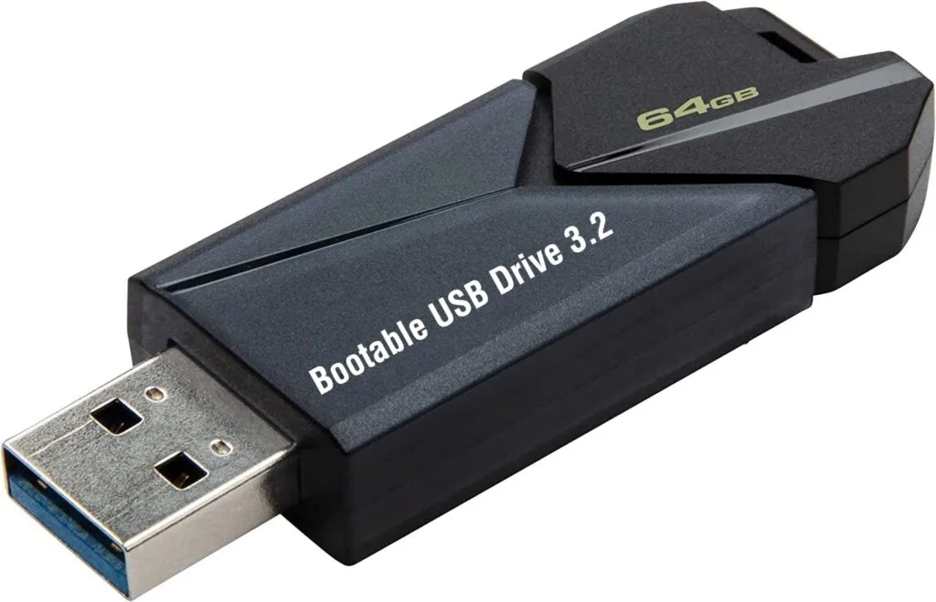 64GB – Bootable USB Drive 3.2 for Windows 11/10 / 8.1/7, Install/Recovery, No TPM Required, Included Network Drives (WiFi & LAN),Supported UEFI and Legacy, Data Recovery, Repair Tool