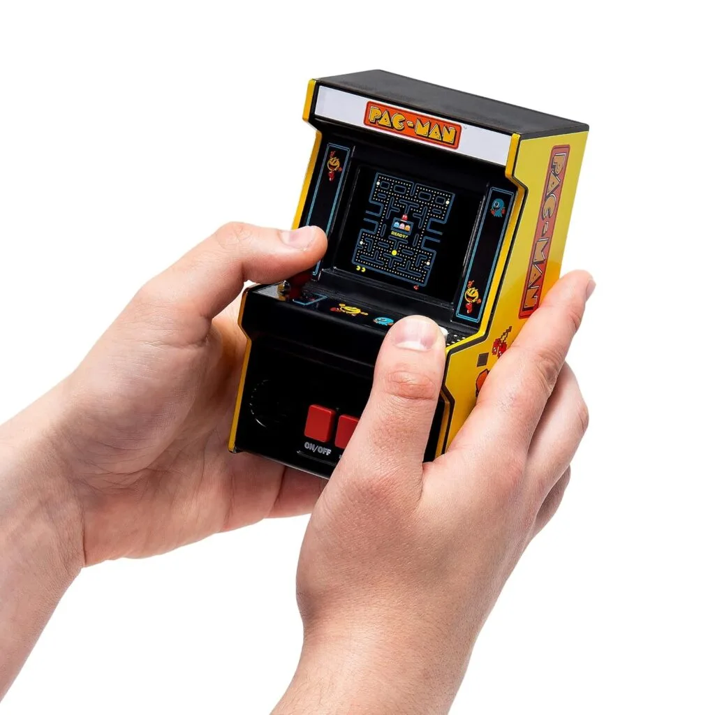 Arcade Classics – Retro Mini Arcade Game, Full Color Screen, Classic Handheld Electronic Game Console, 90s Toy, Great Gift for Kids 8+, Pac-Man