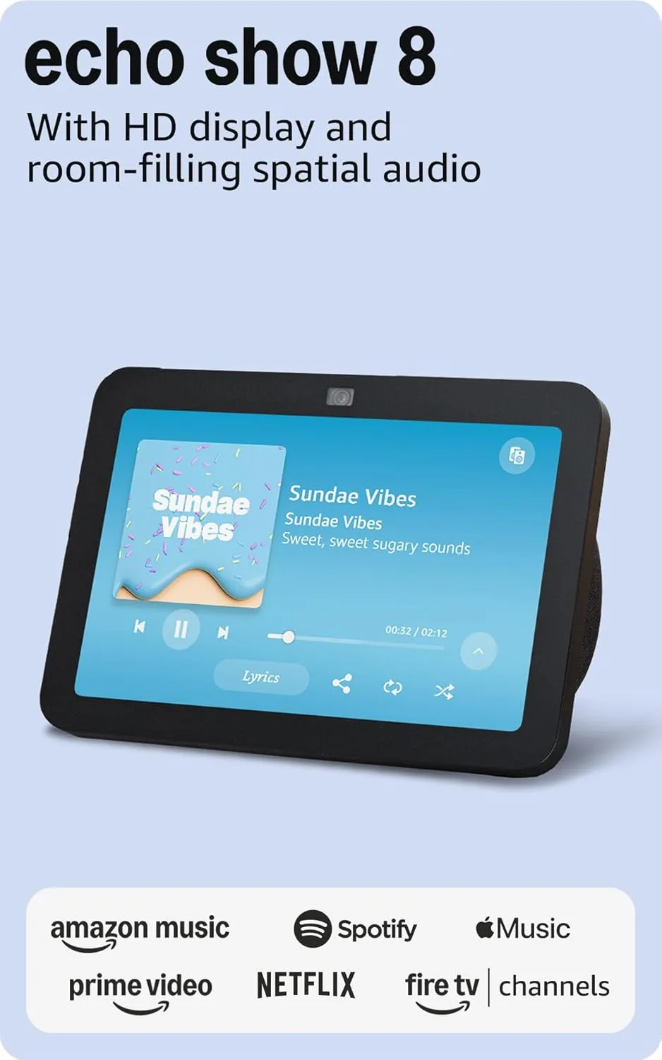 Amazon Echo Show 8 With Spatial Audio and Alexa Early