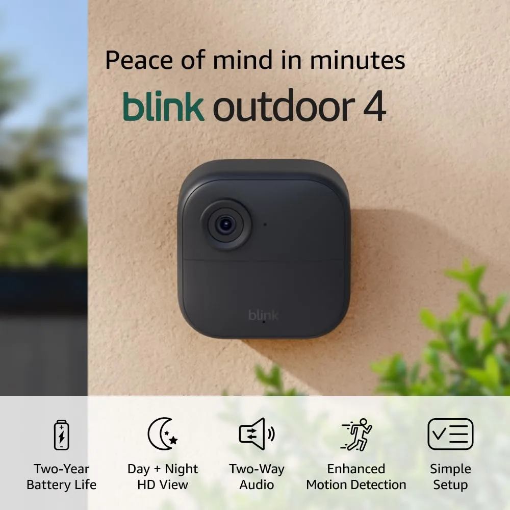 Blink Outdoor 4 %E2%80%93 Wireless smart security camera two year battery