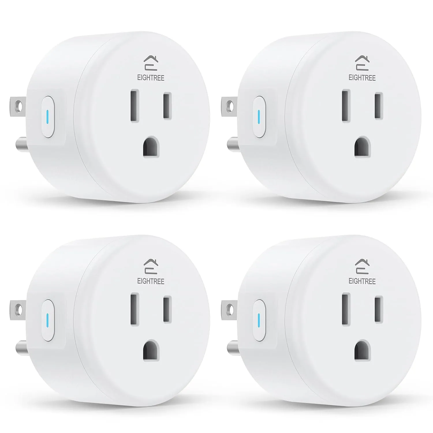EIGHTREE Smart Plug WiFi Outlet Works with Alexa Google