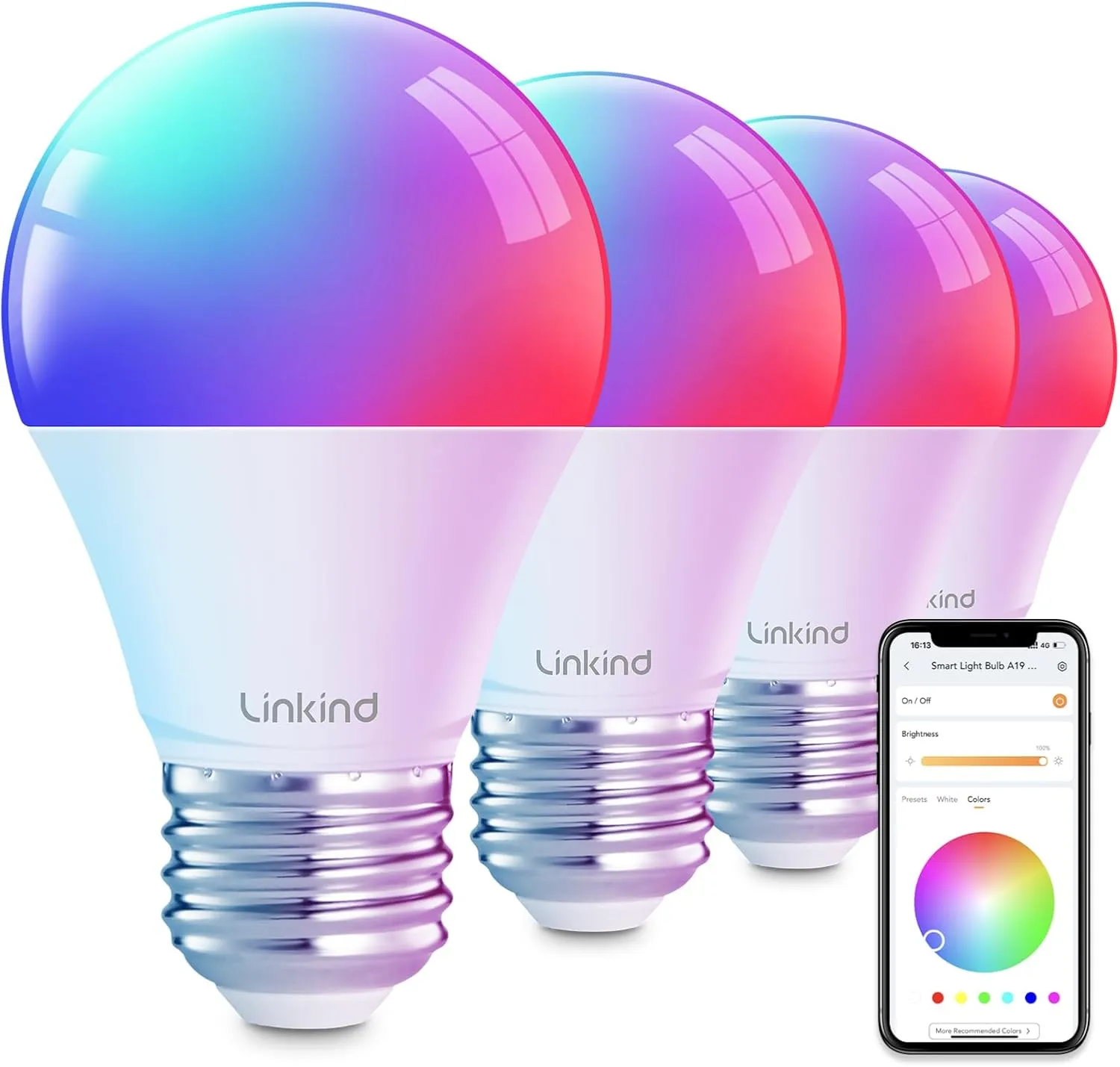 Linkind Smart Light Bulbs Smart Bulb That Work with Alexa