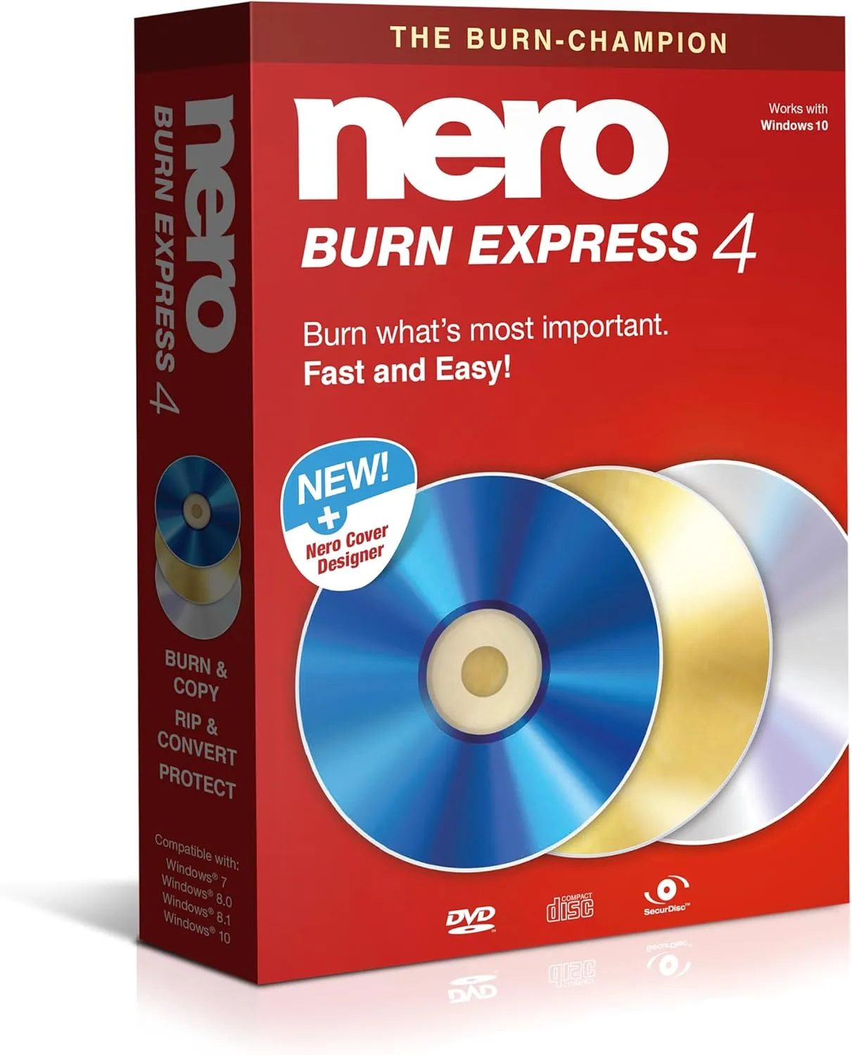 Nero Burn Express 4 Burn CD DVD Bluray