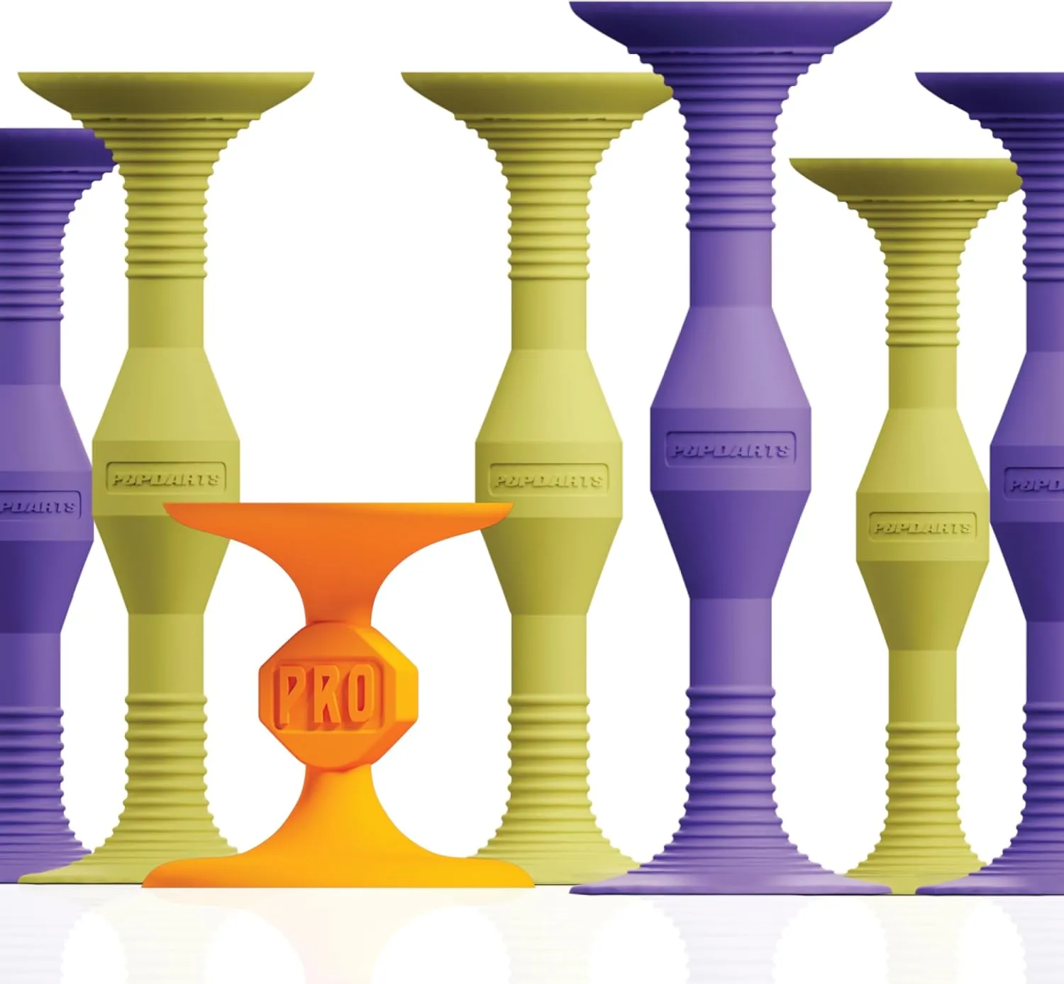 Popdarts Pro Pack Game Set Purple and Yellow Indoor