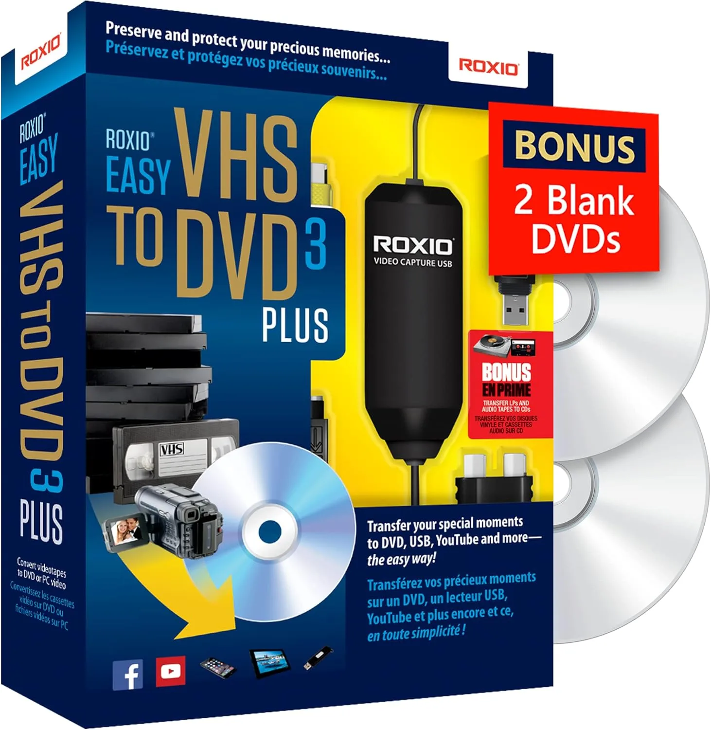 Roxio Easy VHS to DVD 3 Plus VHS Hi8