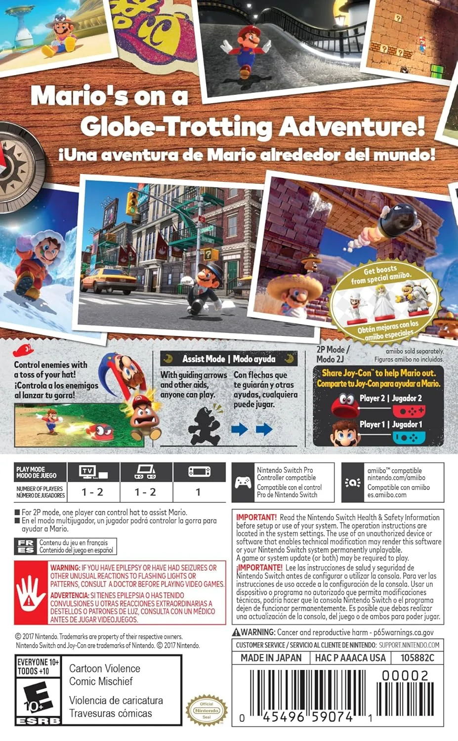 1769924130 832 Super Mario Odyssey US Version
