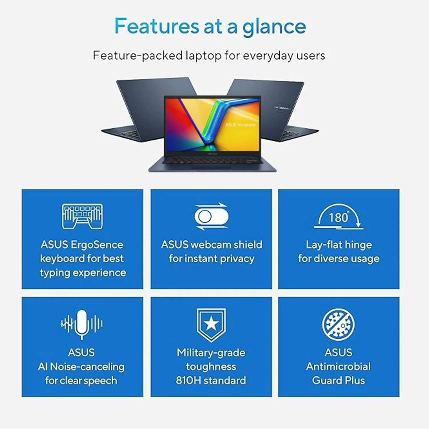 1769946862 669 ASUS Vivobook Laptop 14 FHD Display i3 1215U 16GB RAM 512GB