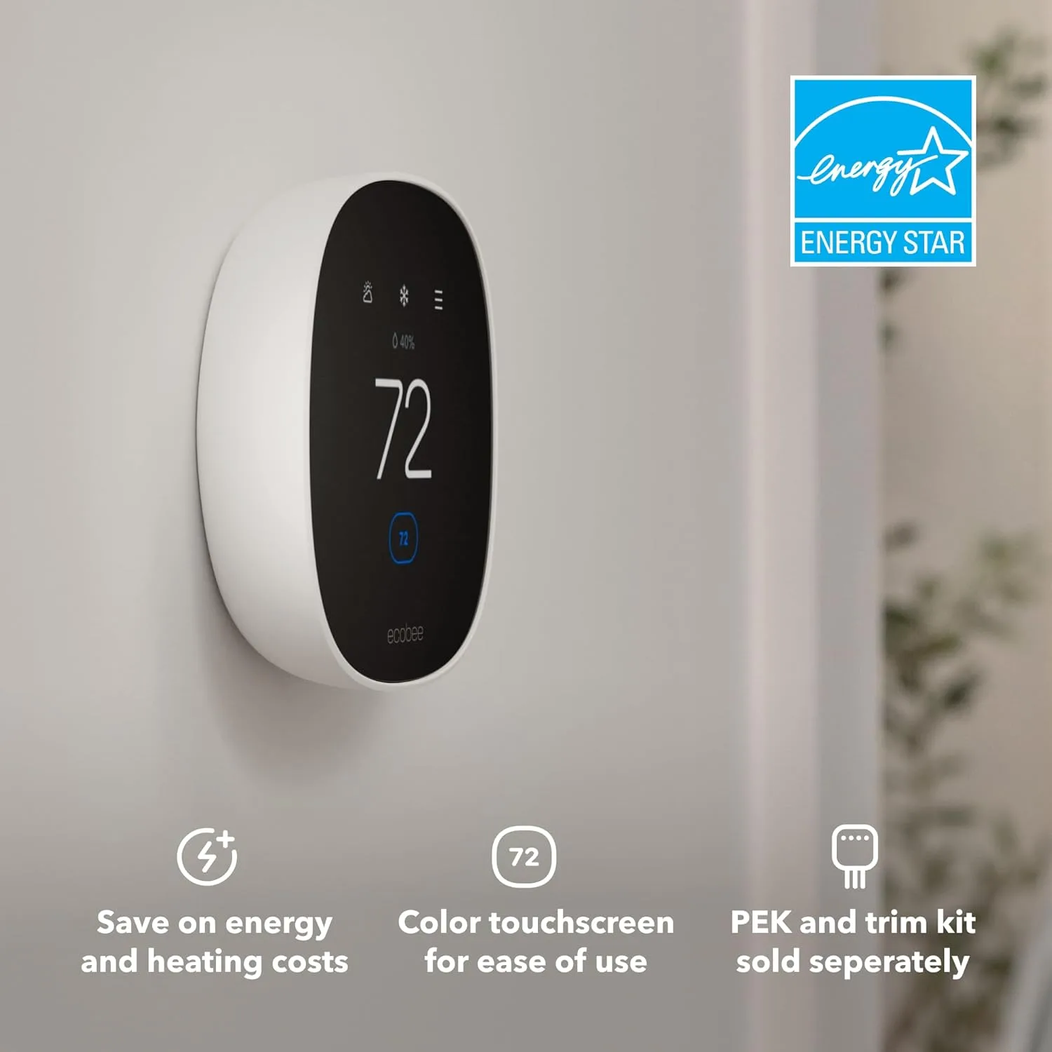 1769975396 355 ecobee Smart Thermostat Essential Energy Star Certified programmable Wi Fi