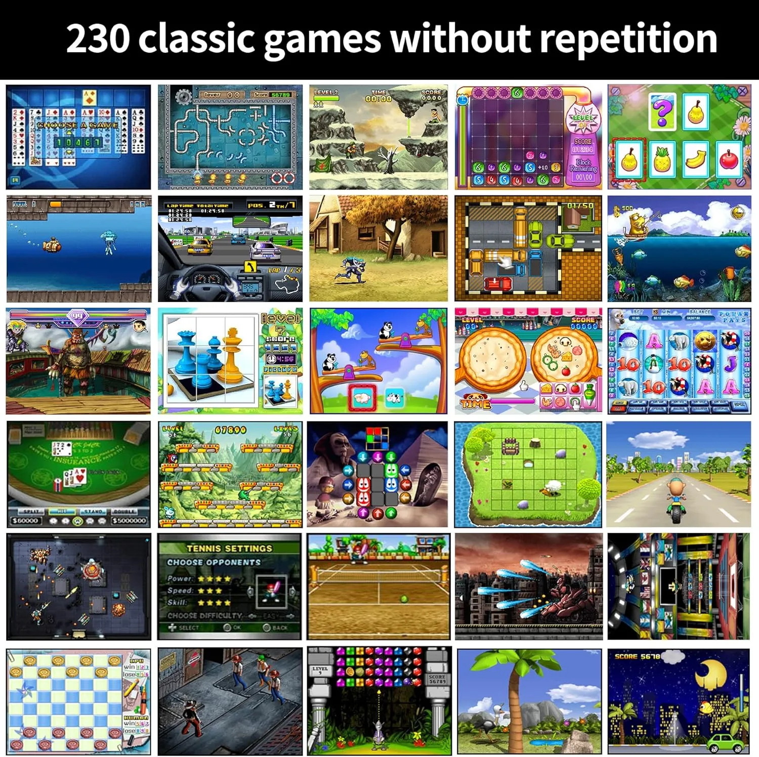 1769996798 715 16 Bit Handheld Game for Kids Built in 230 HD Classic