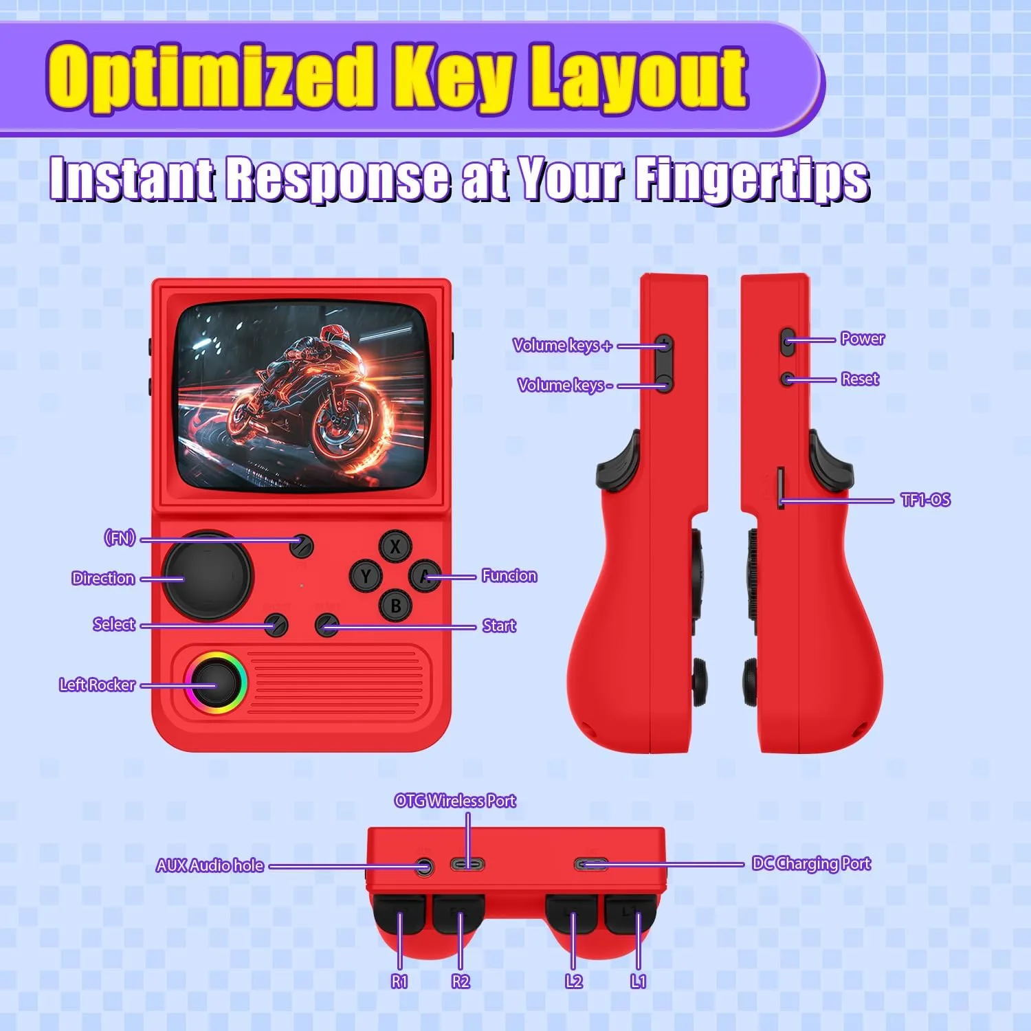 1770049627 690 R36T Retro Gaming Console 35 IPS Screen CRT Inspired Handheld Game