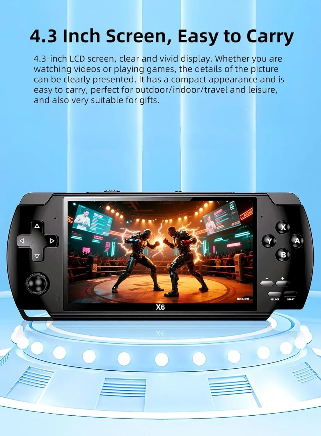 1770084570 526 CUZCOP 43 inch Video Game Console Retro Portable Handheld Game Device