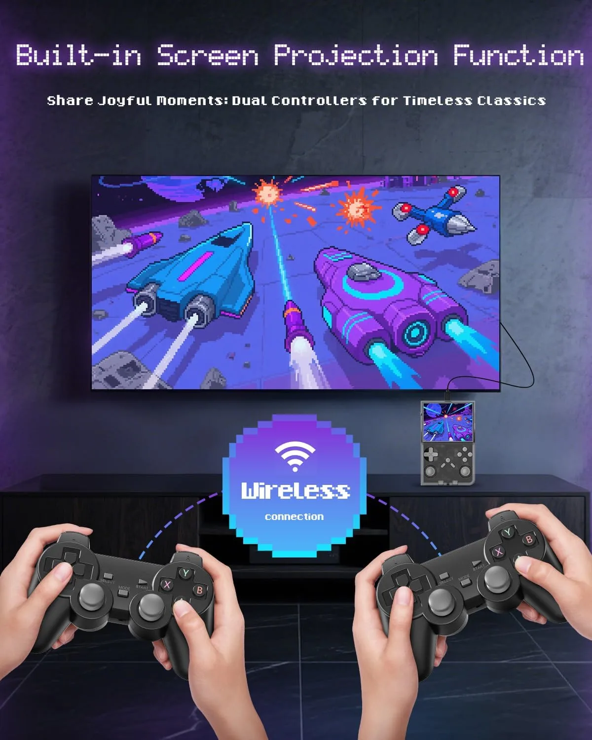 1770102158 394 R40 Handheld Game Console %E2%80%93 Retro Gaming Console with Built in