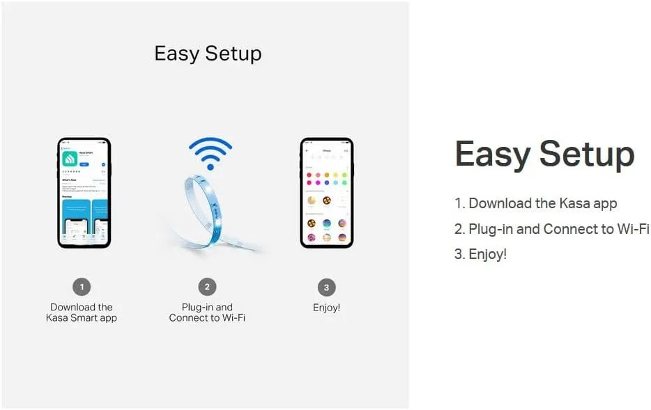 1770184240 103 Kasa Smart LED Light Strip 164ft WiFi LED Strip Works