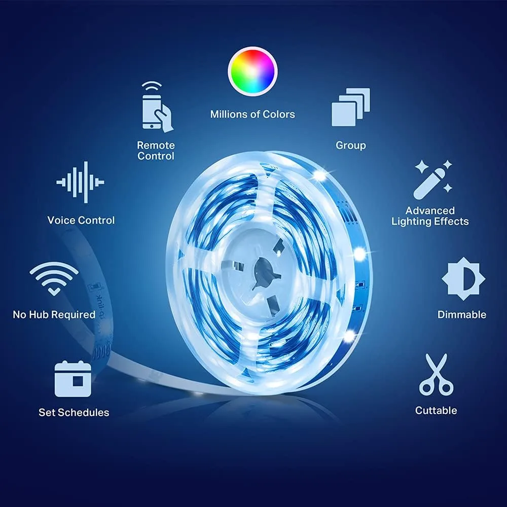 1770184240 347 Kasa Smart LED Light Strip 164ft WiFi LED Strip Works