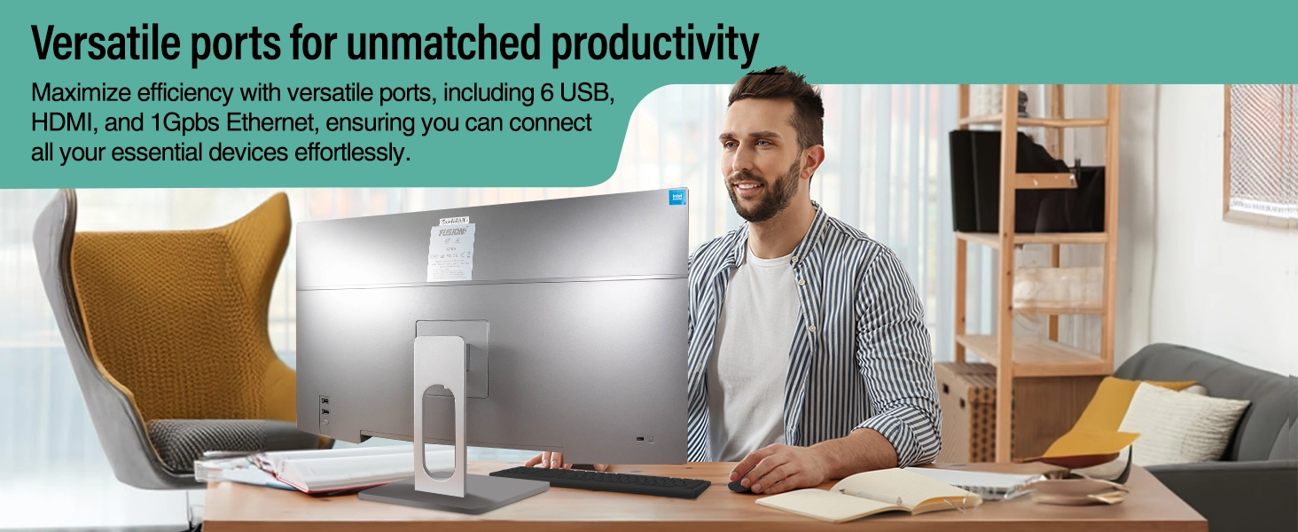 hdmi ports usb usb3.0 bluetooth full keyboard ergonomic mouse webcam web cam wifi