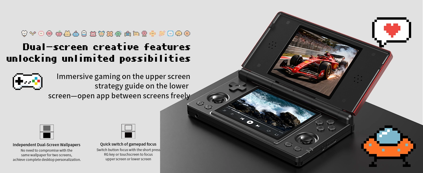 RG DS Dual screen creative features