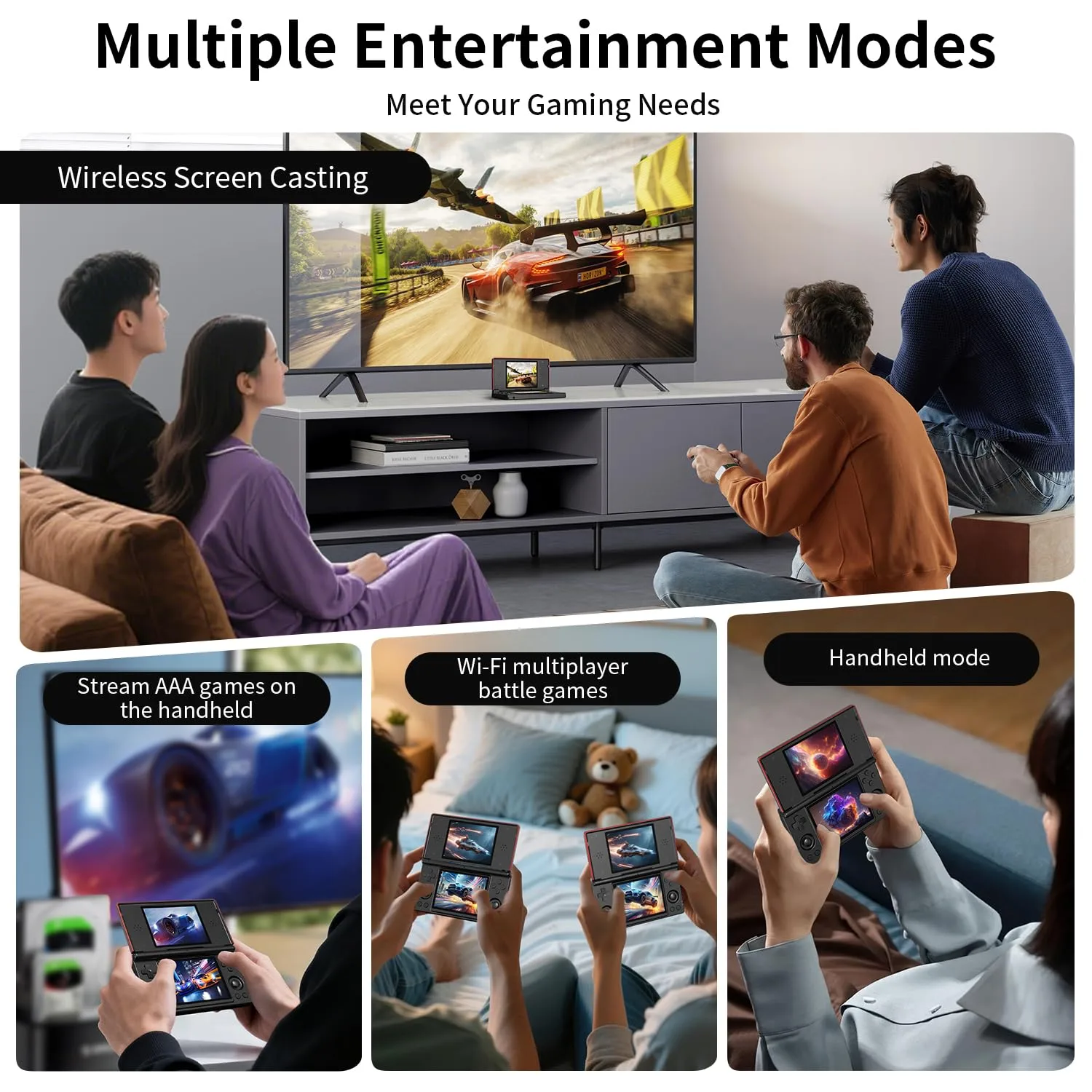 1770235851 596 Aivuidbs RG DS Foldable Handheld Game Console RK3568 Anbernic RG