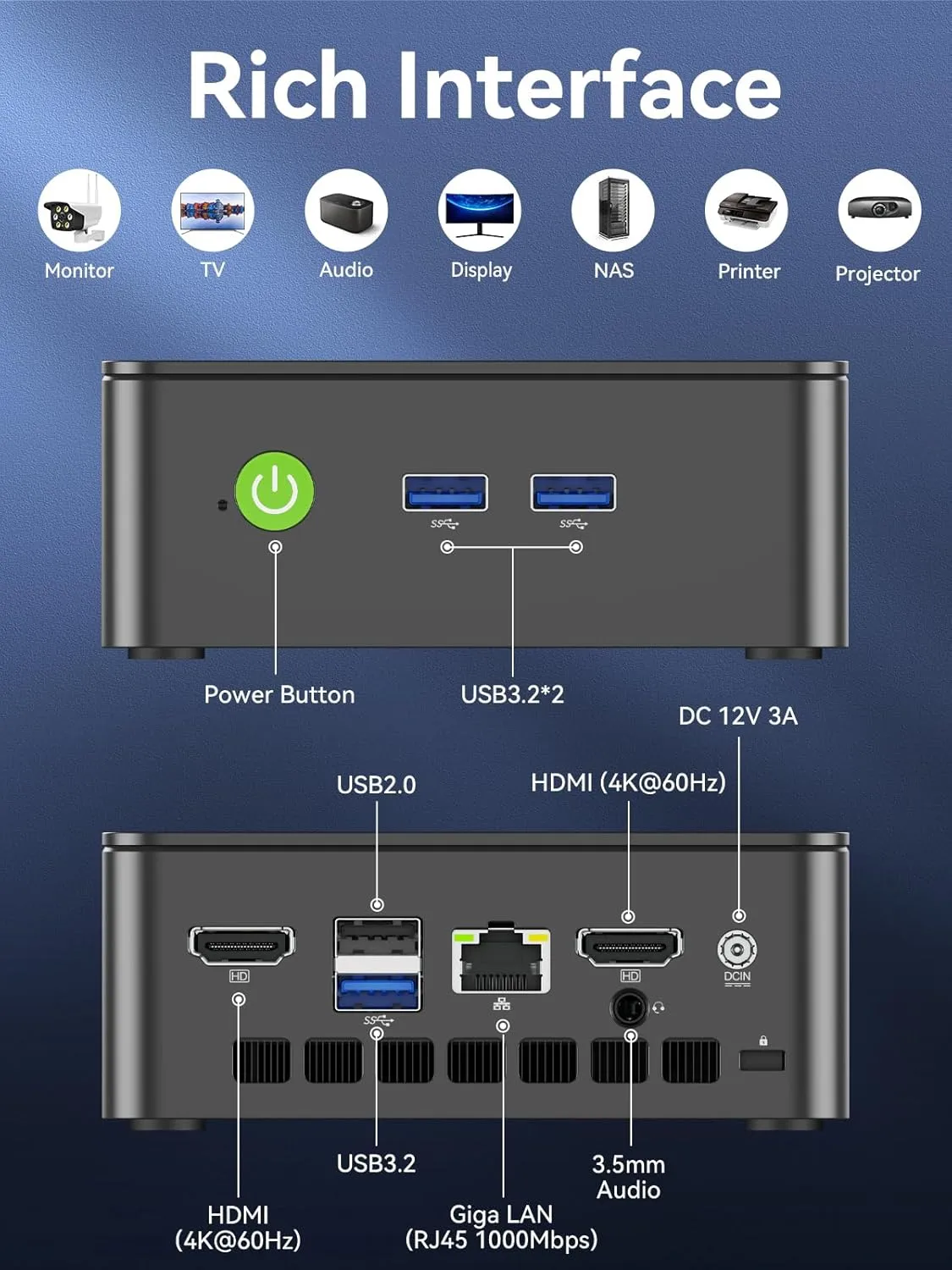 1770240099 847 GMKtec G3S Mini PC 16GB RAM 512GB M2 SSD Intel