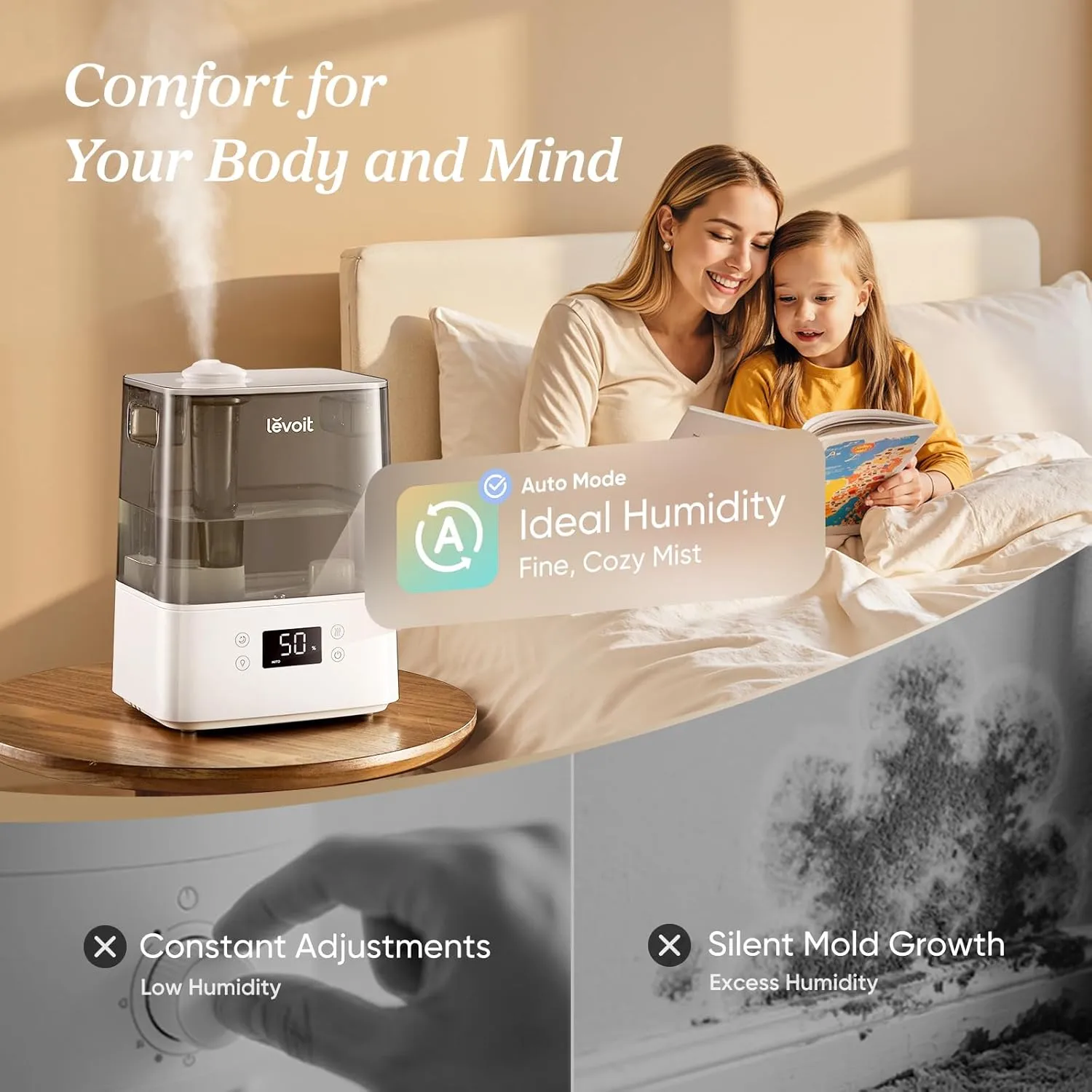 1770248997 876 LEVOIT Humidifiers for Bedroom Large Room Home 6L Cool Mist