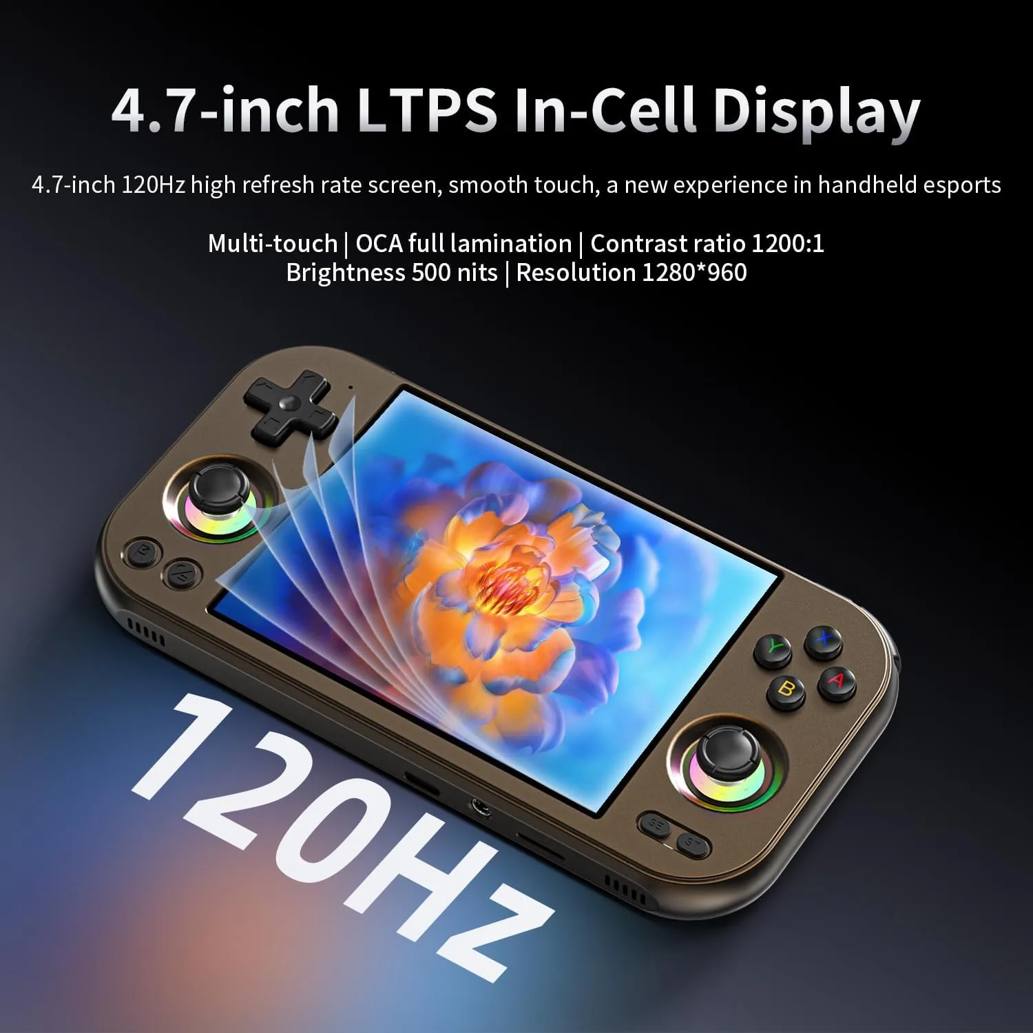 1770253322 193 RG477M Retro Handheld Game Console Aluminum Alloy CNC Dimensity