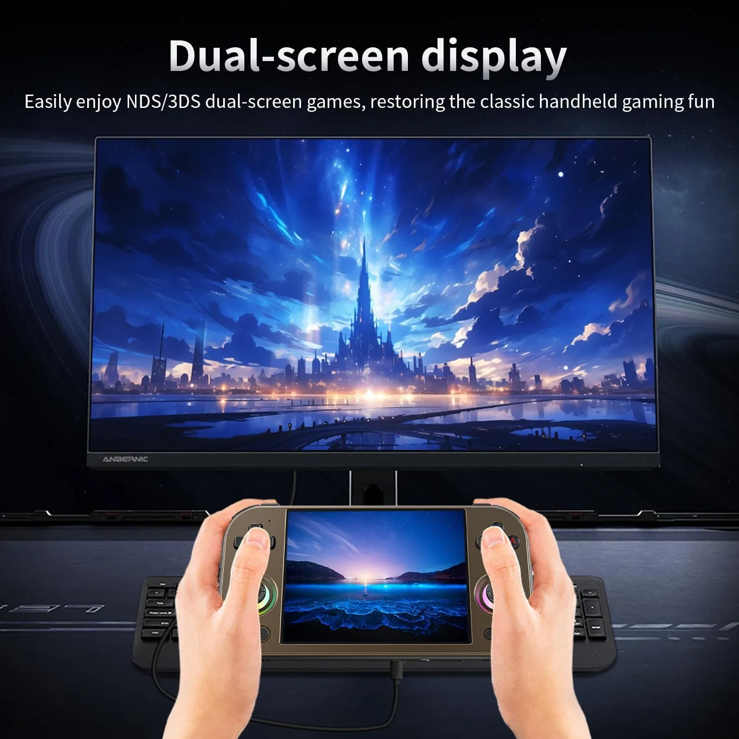 1770253322 860 RG477M Retro Handheld Game Console Aluminum Alloy CNC Dimensity