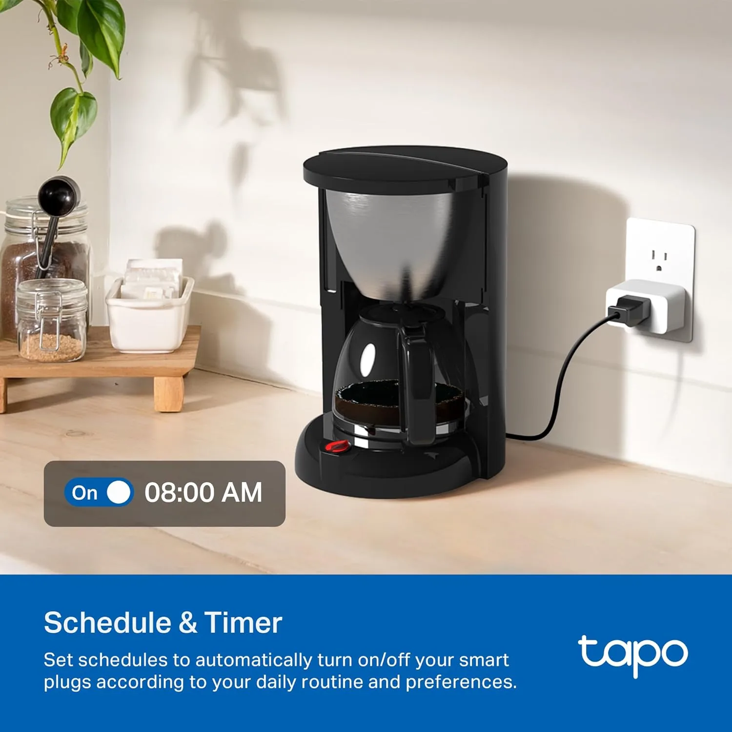 1770302132 803 TP Link Tapo Smart Plug Mini Matter Compatible Compatible with Alexa