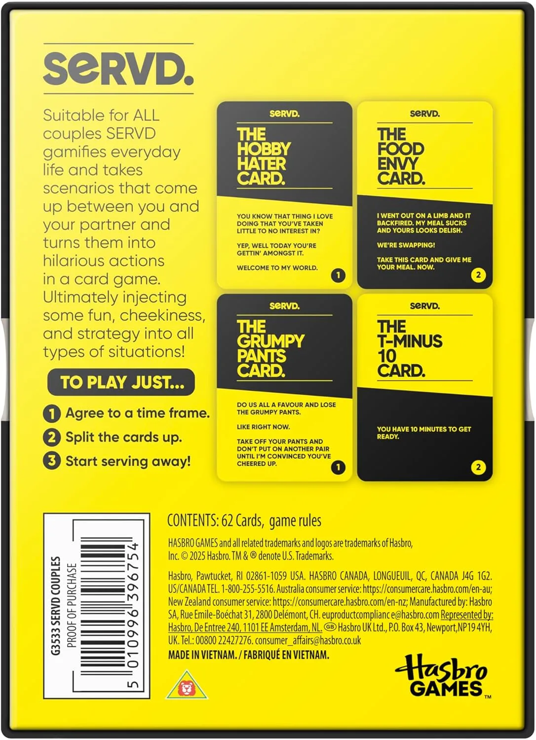 1770553100 633 SERVD Hasbro Games Couples Game %E2%80%93 Hilarious Real Life Card Game