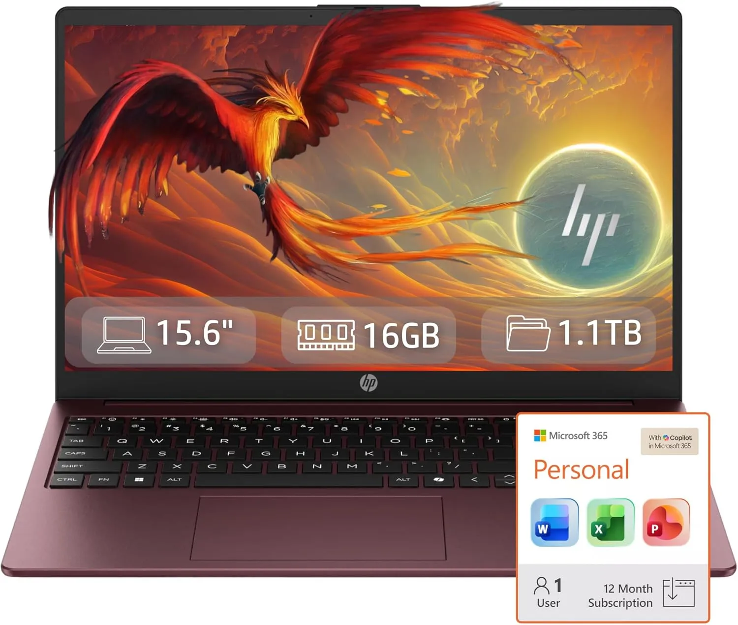 1770590873 291 HP Ultrabook 156 Laptop 16GB RAM 11TB Storage 1TB OneDrive