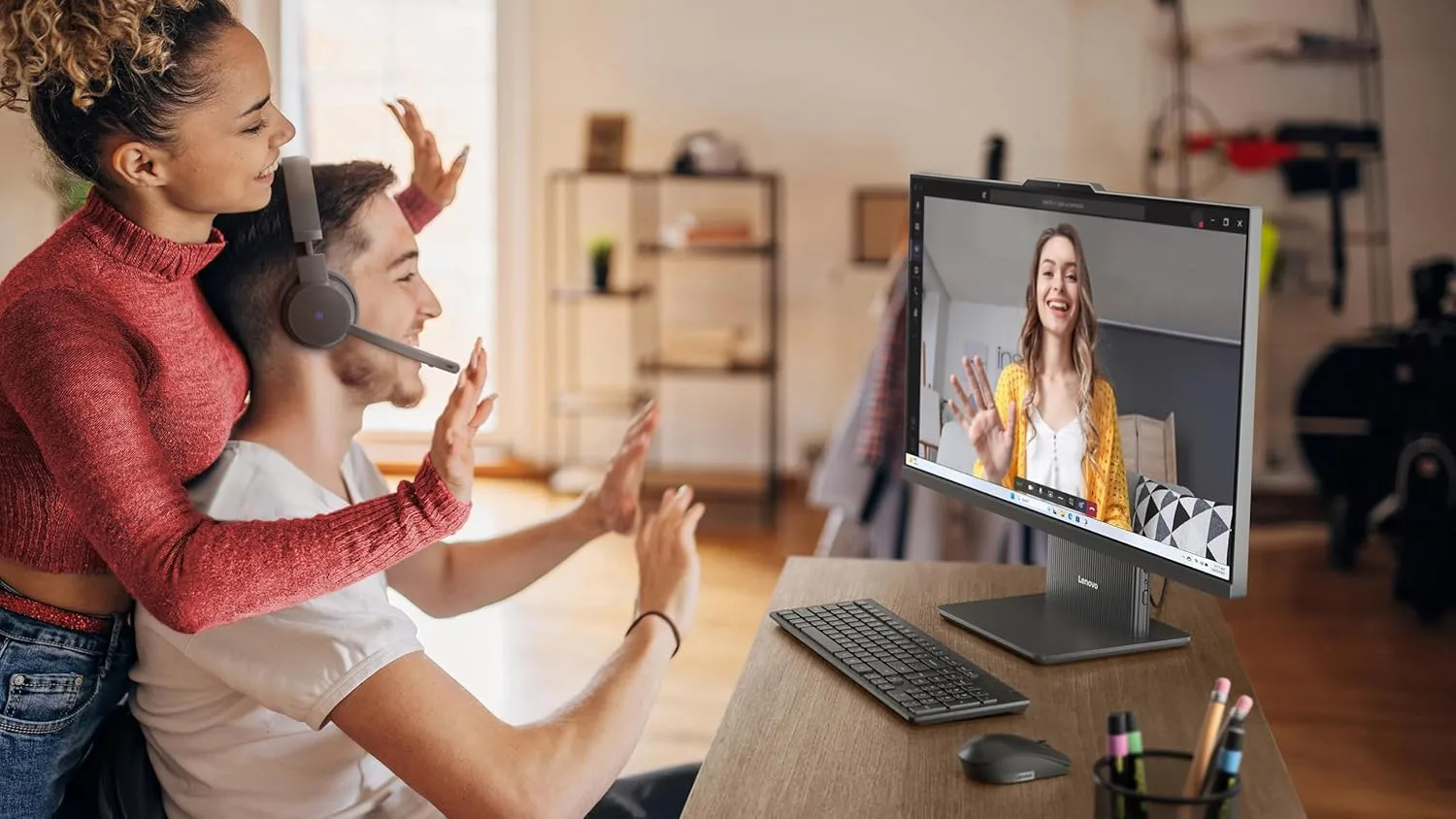 1770667975 583 Lenovo IdeaCentre All in One Desktop Computer 24 FHD Display 6 core AMD