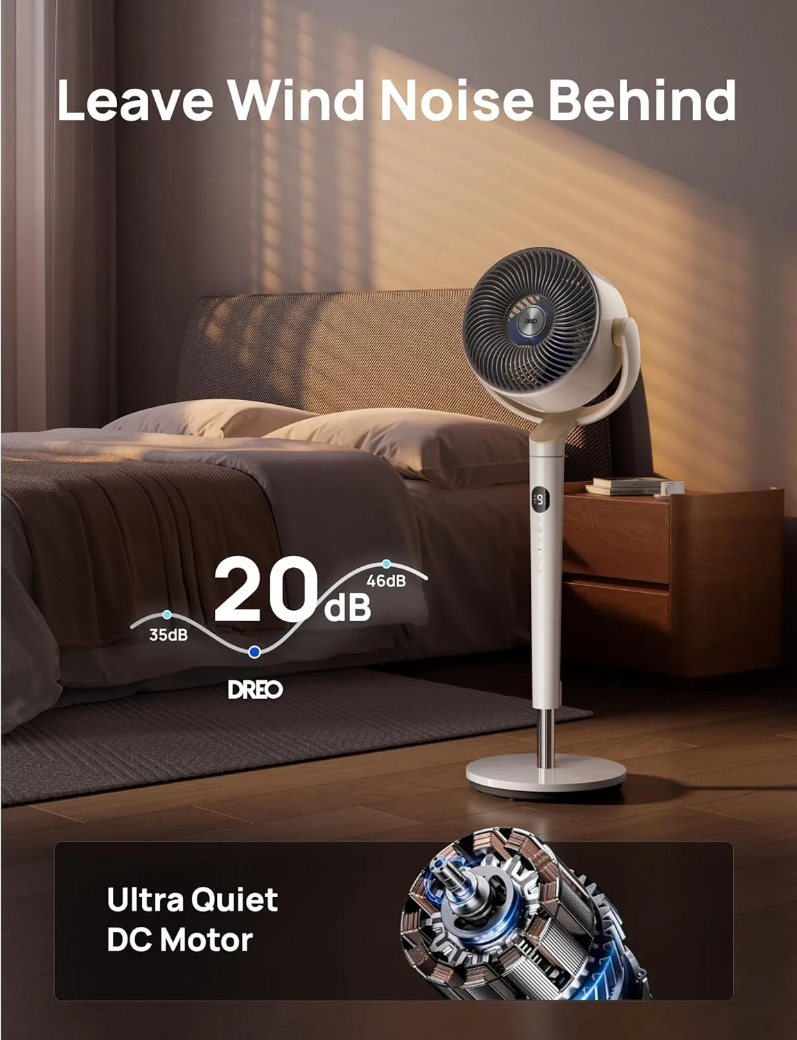1770767589 571 Dreo Smart Fan for Bedroom 120%C2%B0 120%C2%B0 Omni Directional Oscillating Fans