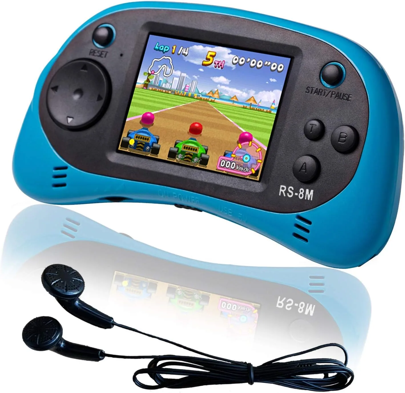 1770771932 835 EASEGMER 16 Bit Kids Handheld Games Built in 220 HD Video
