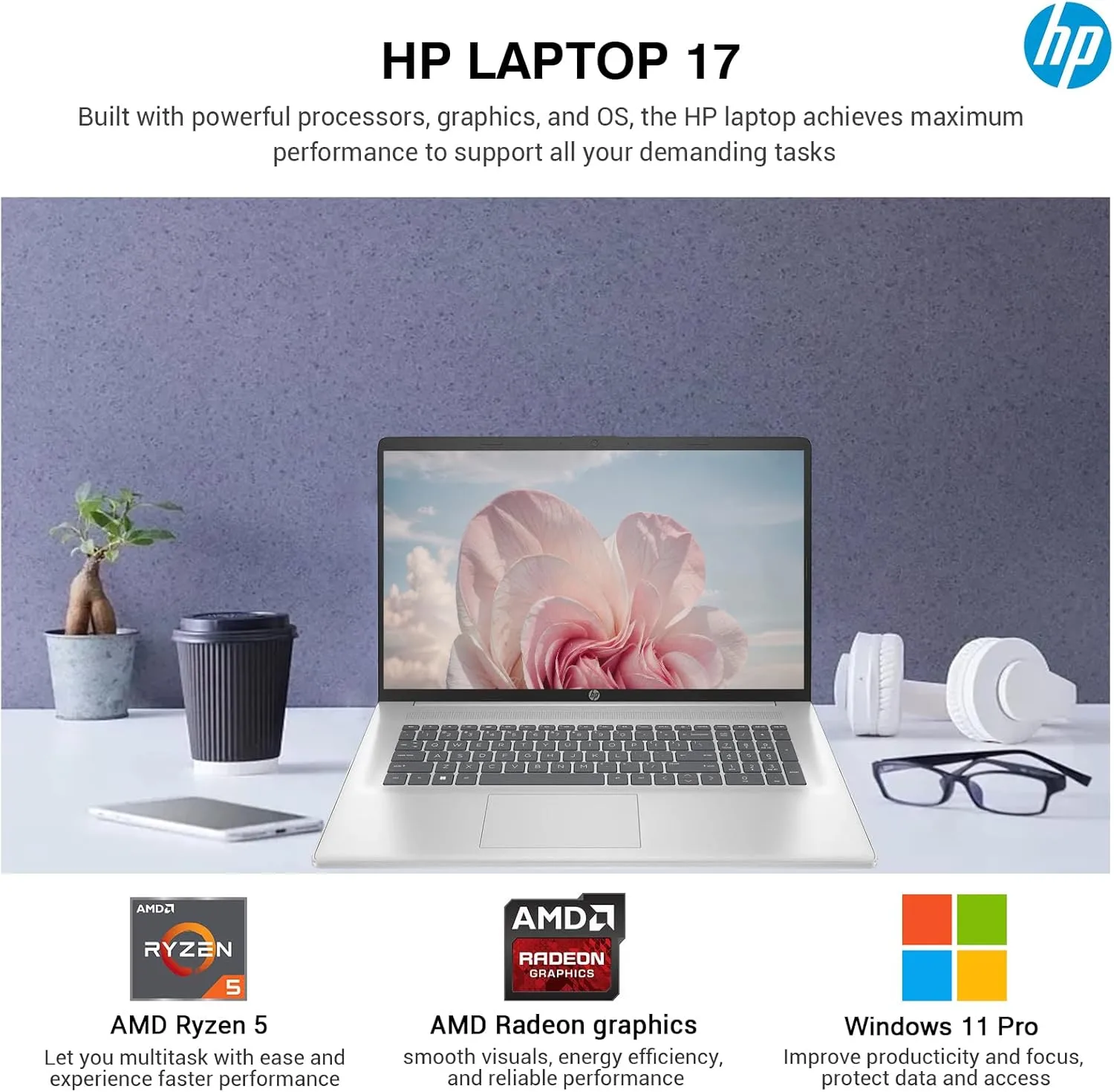 1770812664 230 HP 17 Inch Laptop Computer 173 IPS FHD Business Laptop