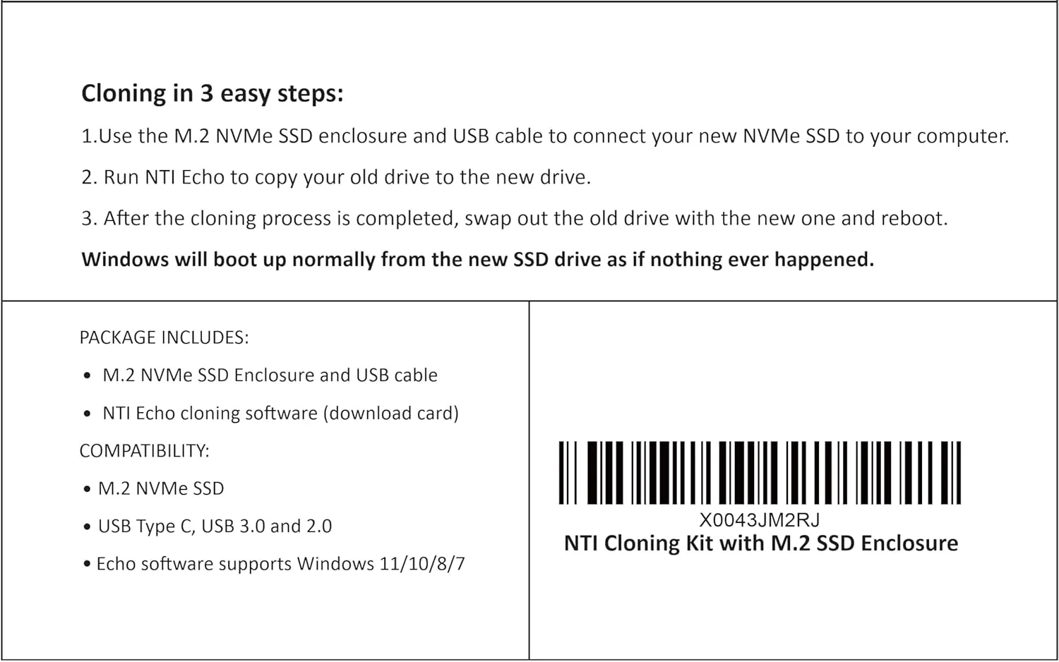 1770835017 779 NTI Cloning Kit New Version 6 Software Special