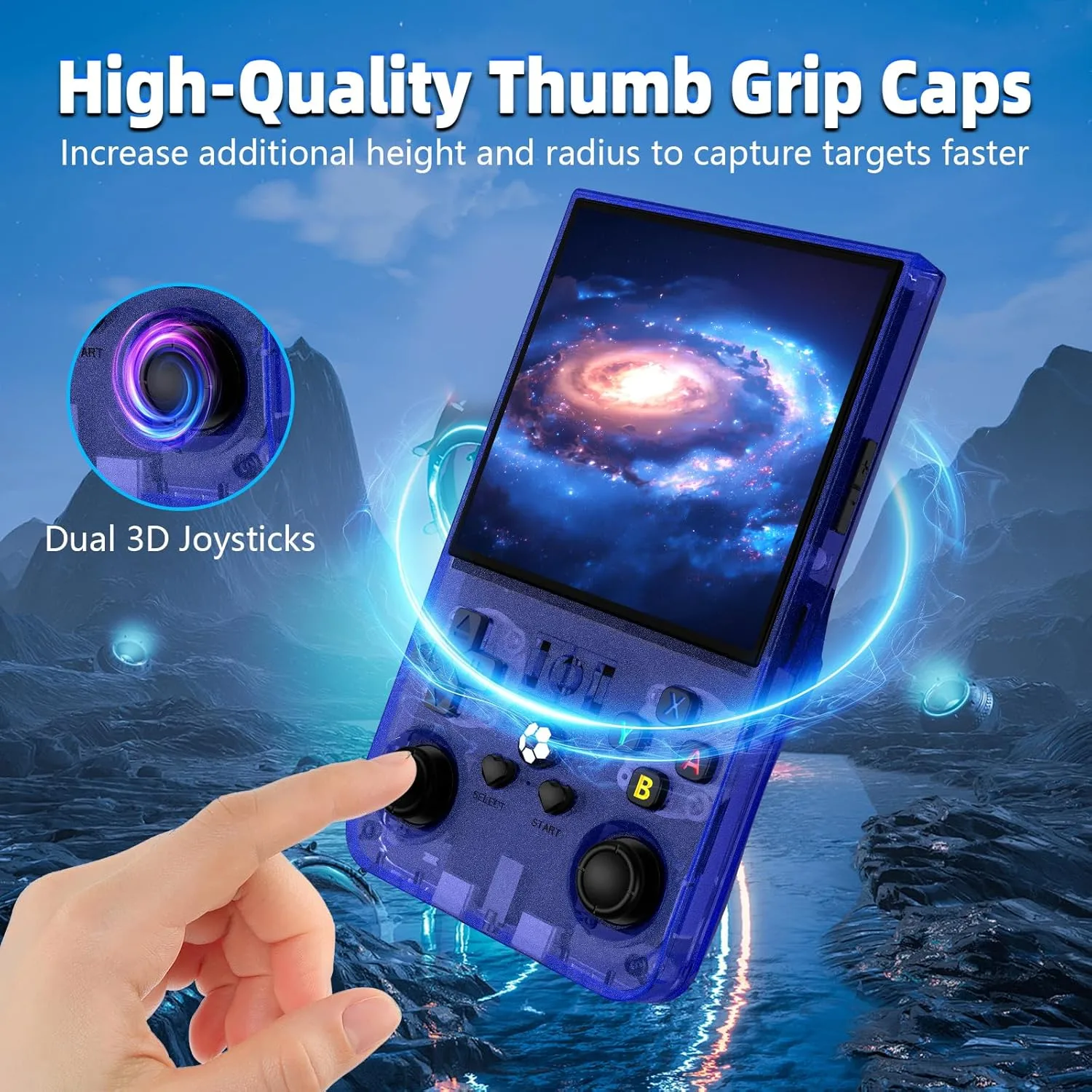 1770902934 453 R36MAX Retro Gaming Console Retro Handheld Games Console with 64GB