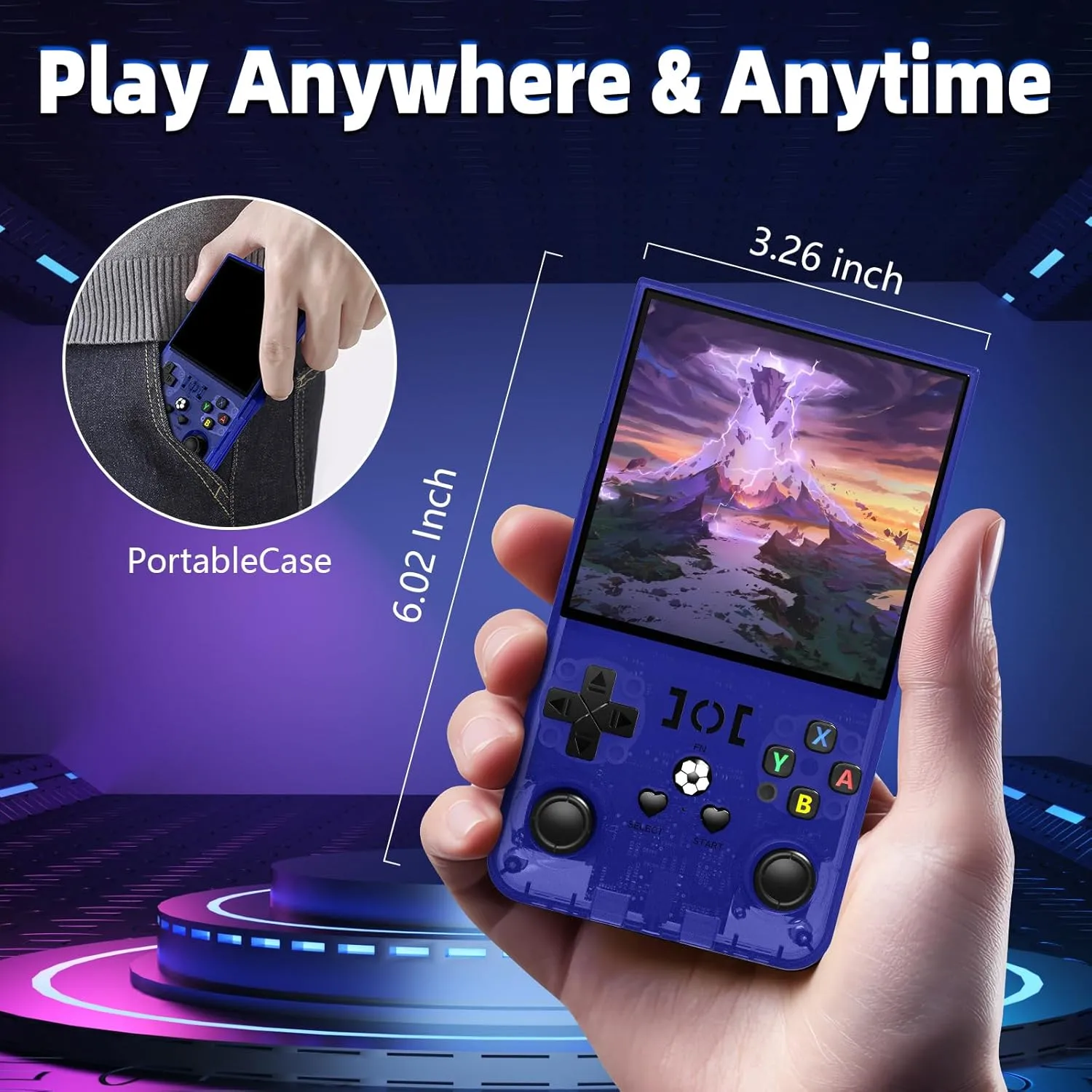 1770902936 626 R36MAX Retro Gaming Console Retro Handheld Games Console with 64GB