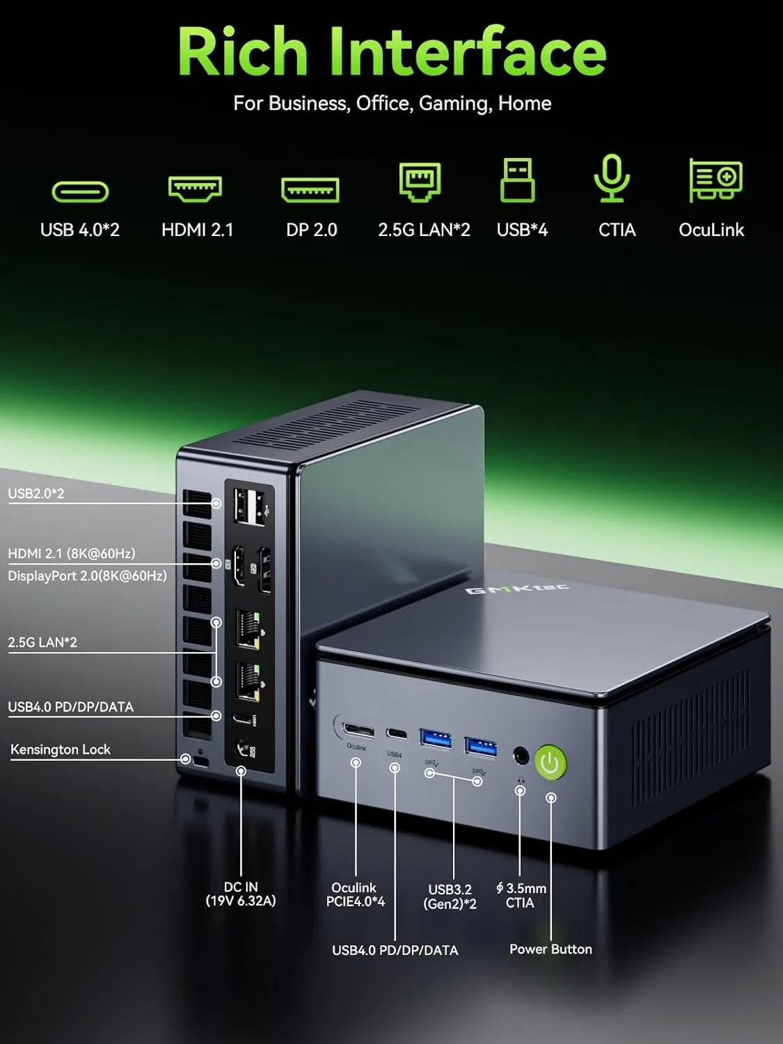 1771000307 348 GMKtec Mini PC Gaming M7 Ultra Ryzen 7 PRO 6850U