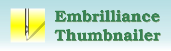 Embrilliance Thumbnailer Embroidery Software
