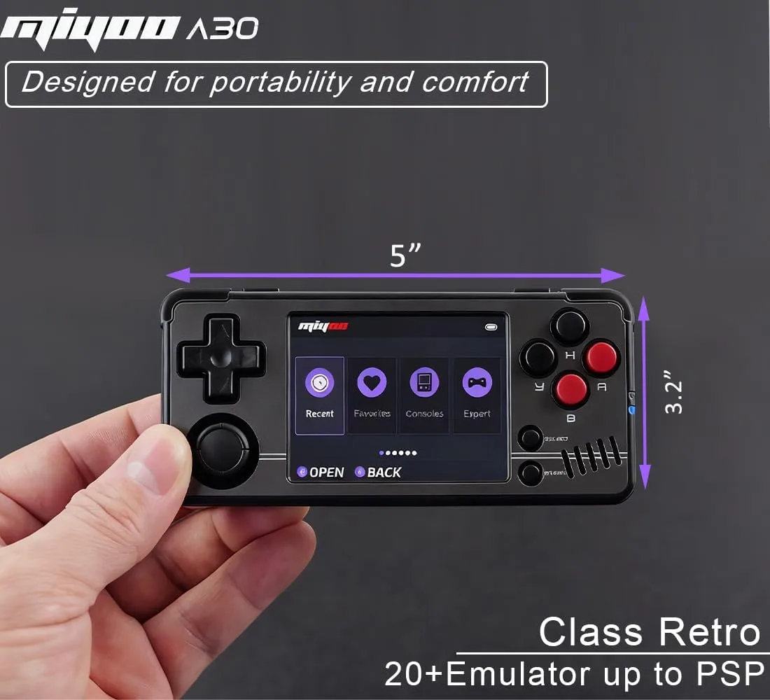 1771086195 424 Miyoo A30 Handheld Game Console Retro Games Consoles with 28