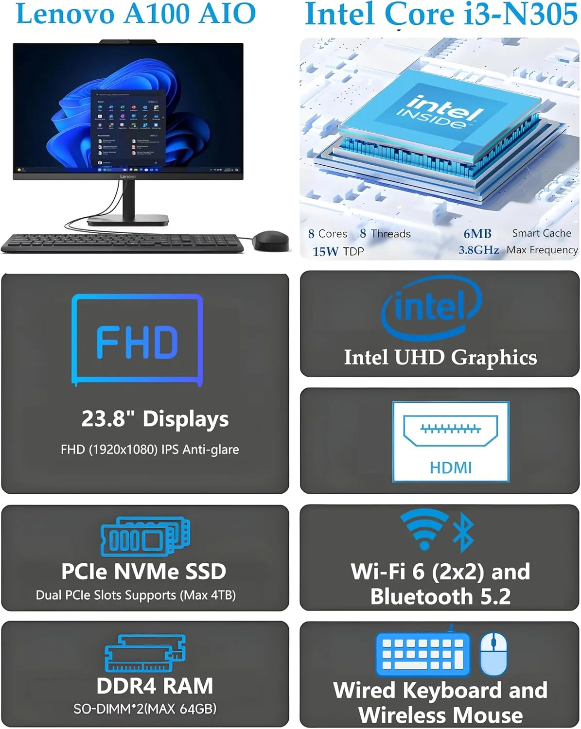 1771090744 882 Lenovo 24 238 All in One Desktop Computer for Home Office 32GB