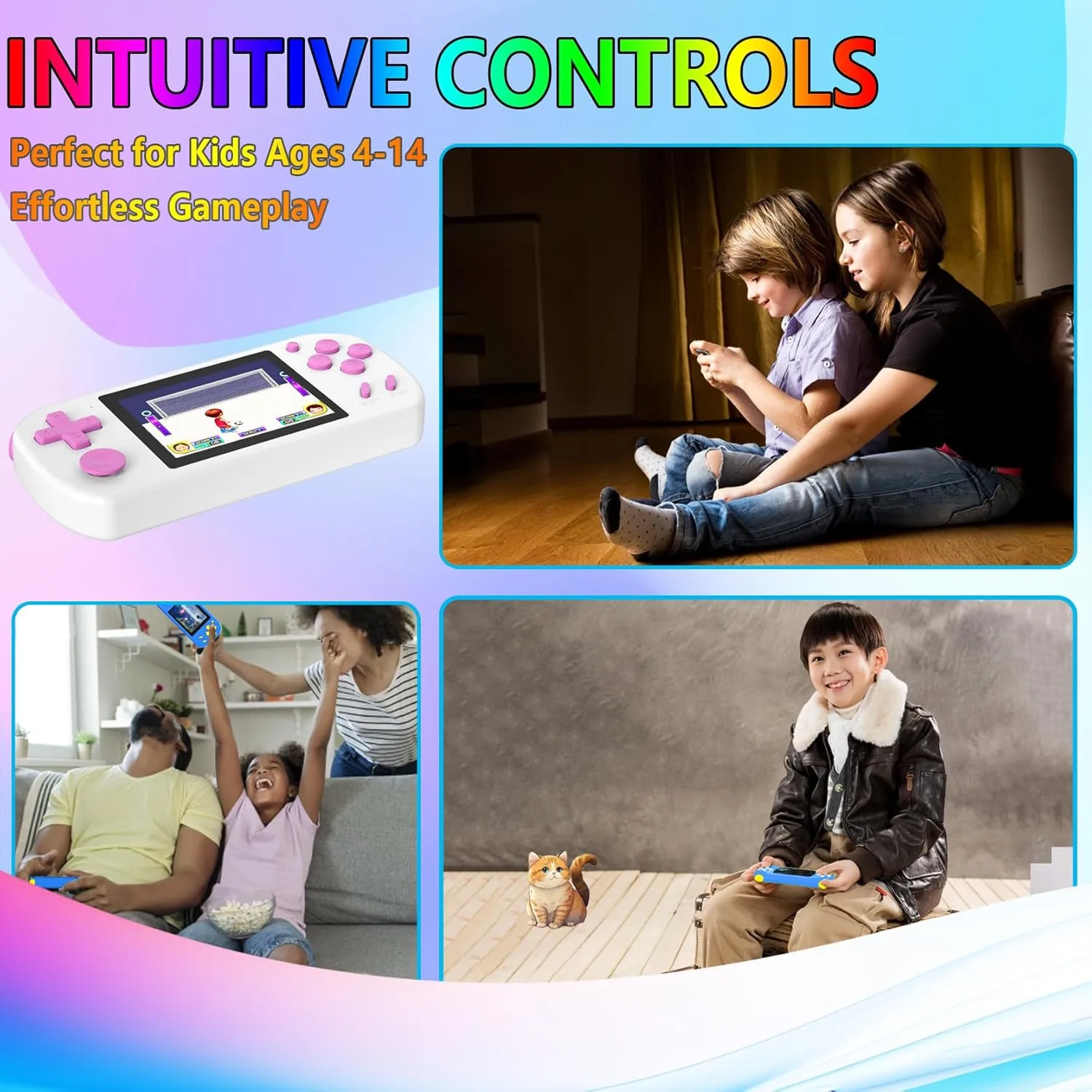 1771121485 663 Handheld Games for Kids Built in 218 Video Games Portable Kids