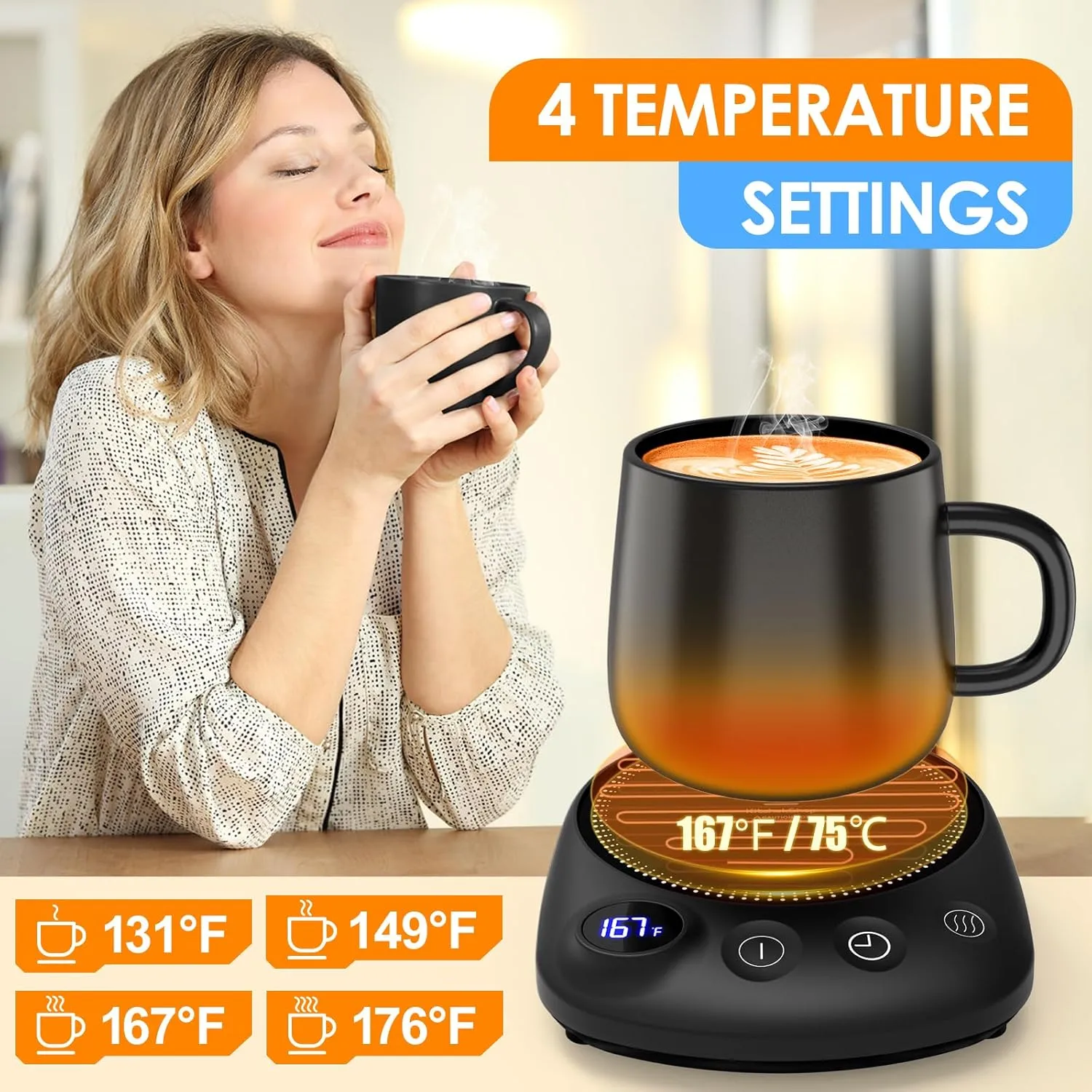 1771169678 323 Coffee Mug Warmer Fastest Heating Highest Temperature Coffee