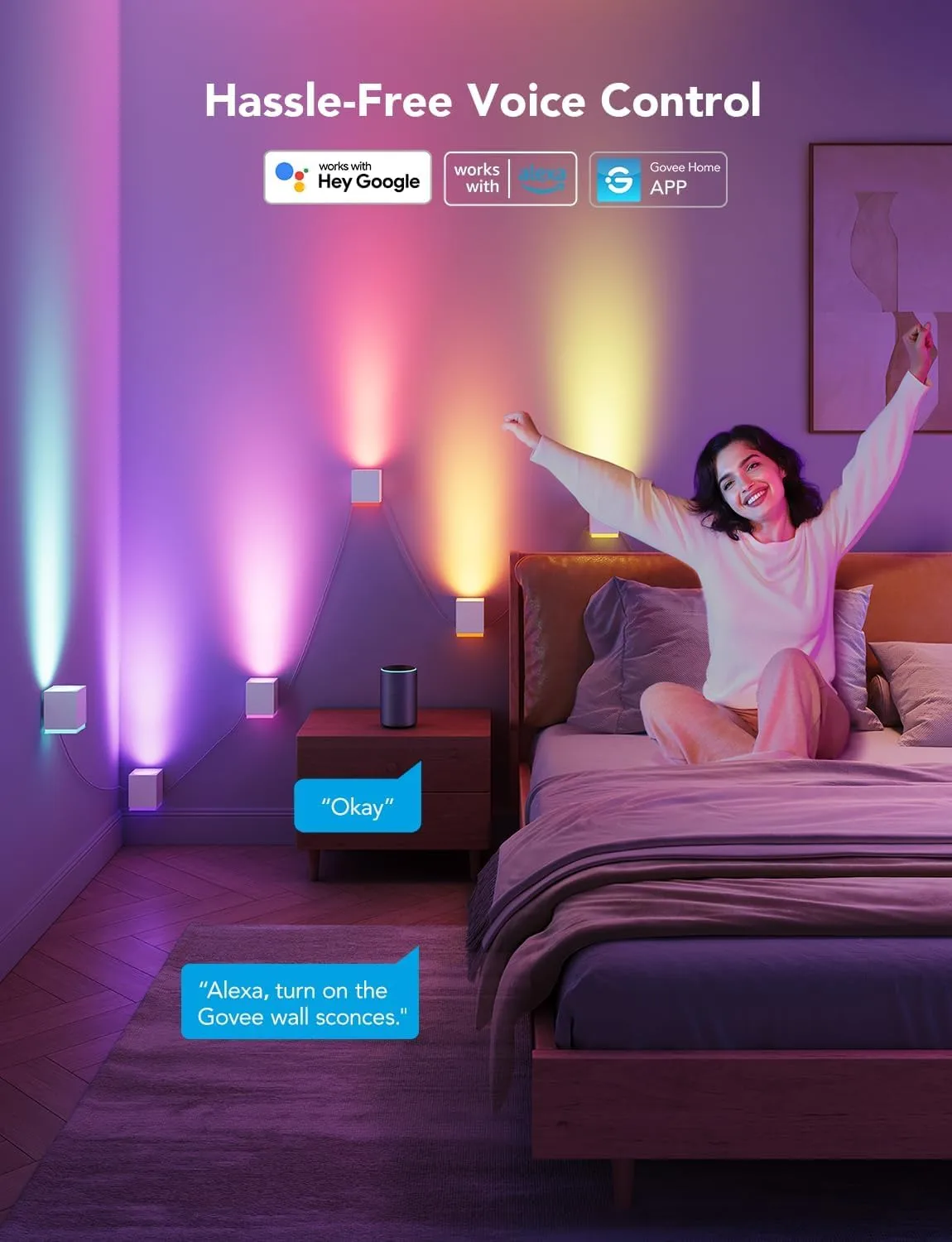 1771187492 870 Govee Cube Wall Sconces RGBIC LED Wall Light Works with